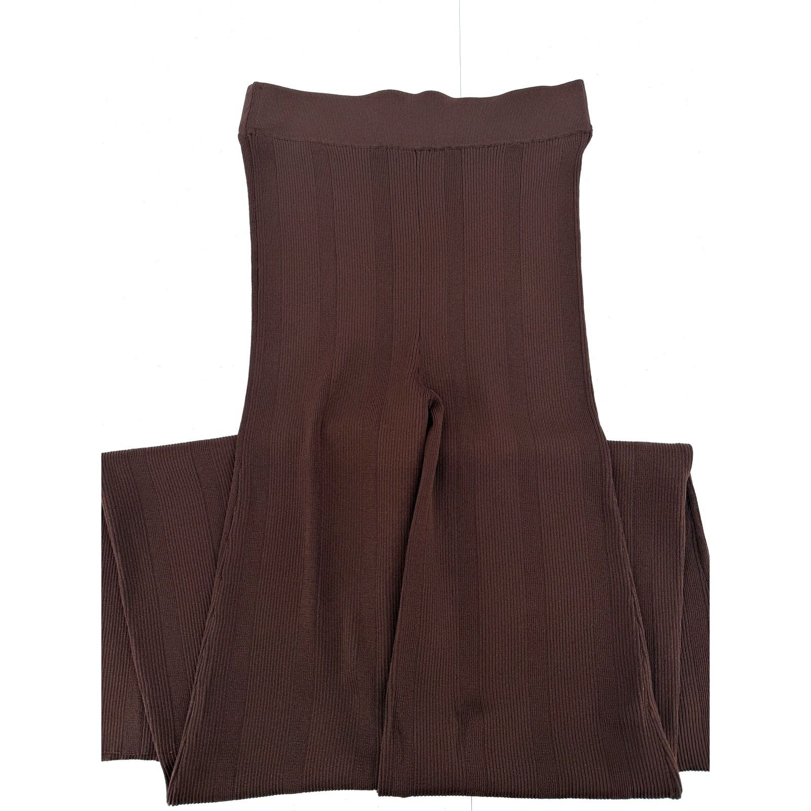 REMAIN Birger Christensen NWT REMAIN Birger Christensen Solaima Brown Flare Pants Size 28" / US 6 / IT 42 - 7 Thumbnail