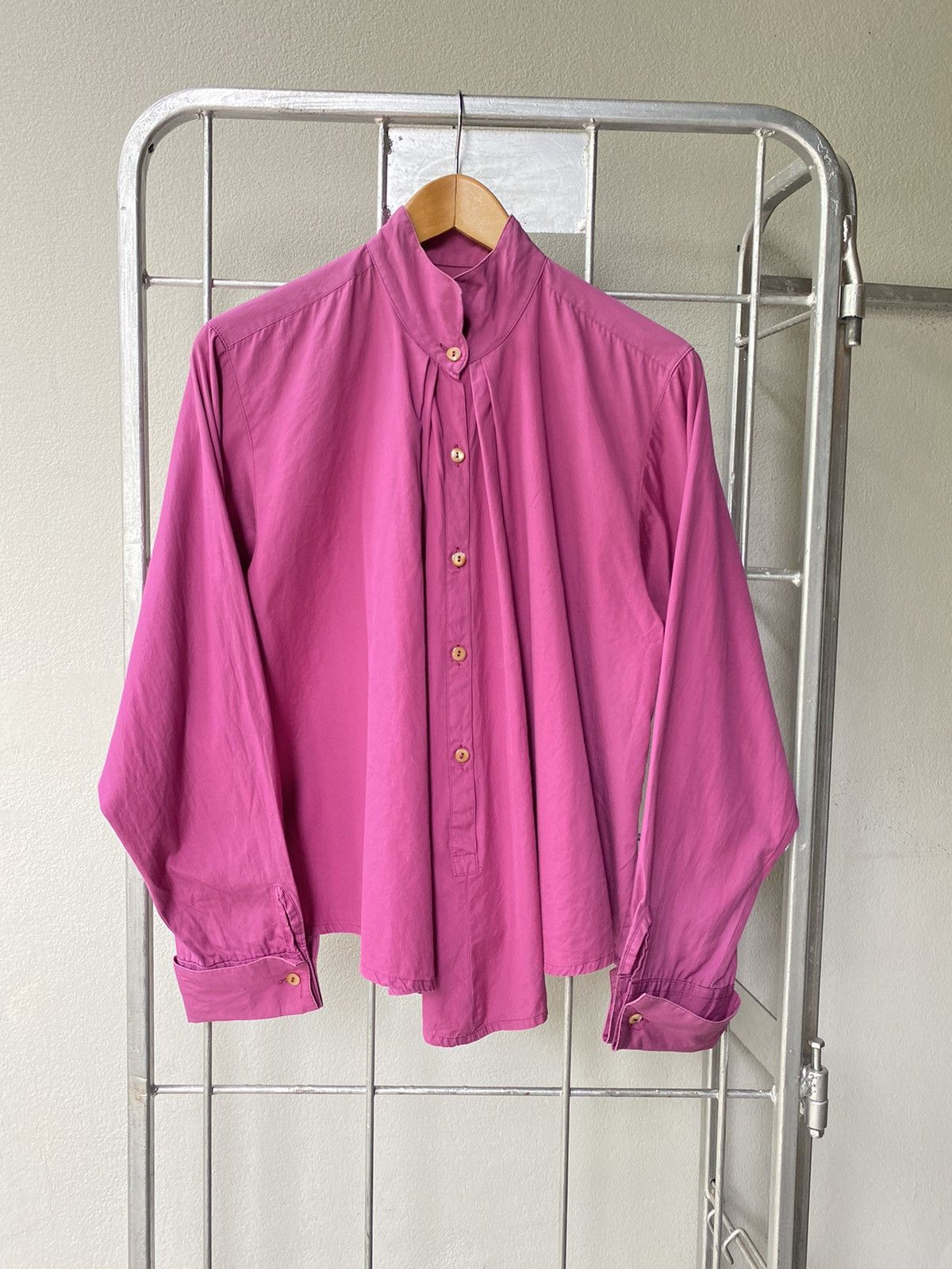 Kenzo KENZO Magenta High-Neck Shirt Size M / US 6-8 / IT 42-44 - 15 Thumbnail