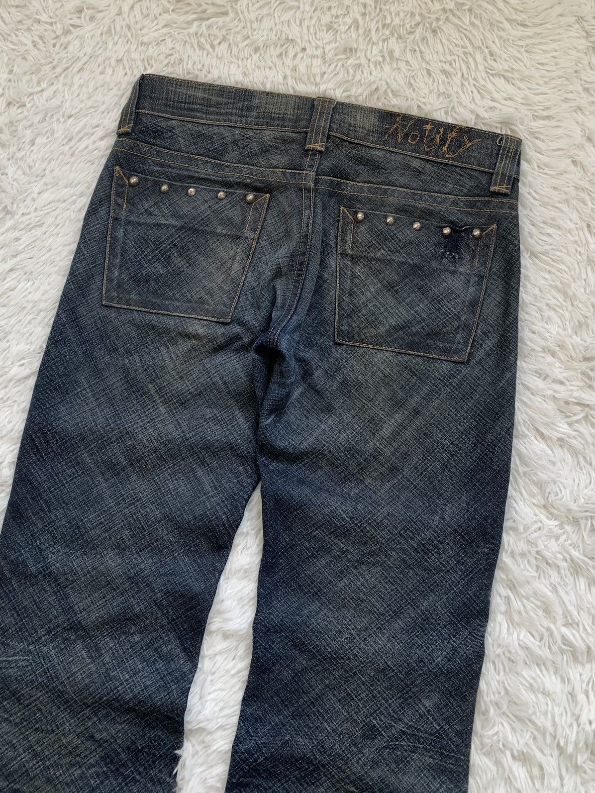Notify Rare Notify Punk Studded Flared Jeans Size US 32 / EU 48 - 9 Thumbnail
