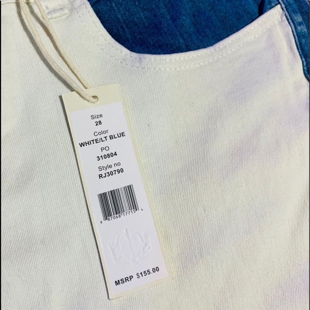 Other Romeo & Juliette BN Blue & white jeans size 28 Size 28" / US 6 / IT 42 - 4 Thumbnail