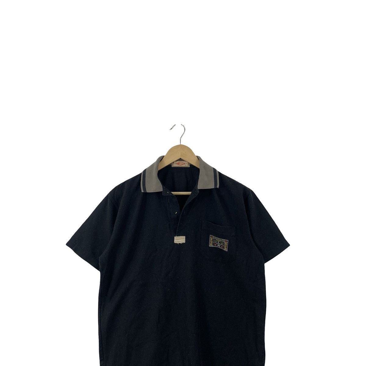 Vintage Vintage CHEST POLO MINIMALIST Logo Pocket Tee Casual Size US M / EU 48-50 / 2 - 2 Thumbnail