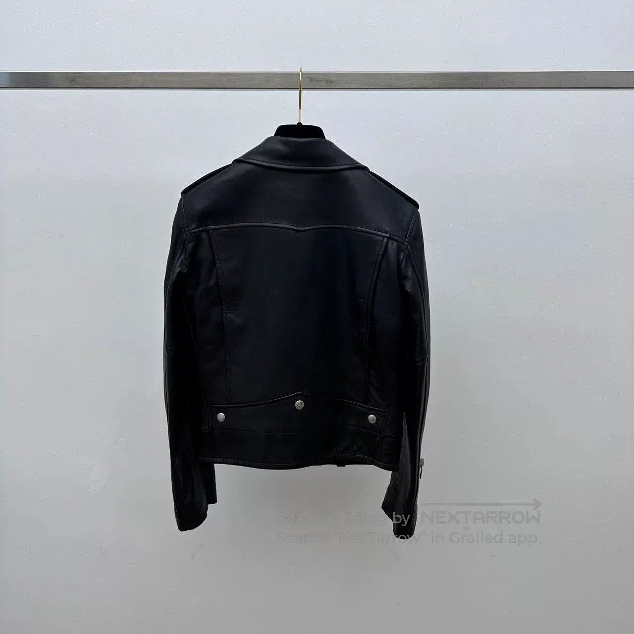 Saint Laurent Paris Saint Laurent Black Biker Leather Jacket. Size XS / US 0-2 / IT 36-38 - 2 Thumbnail