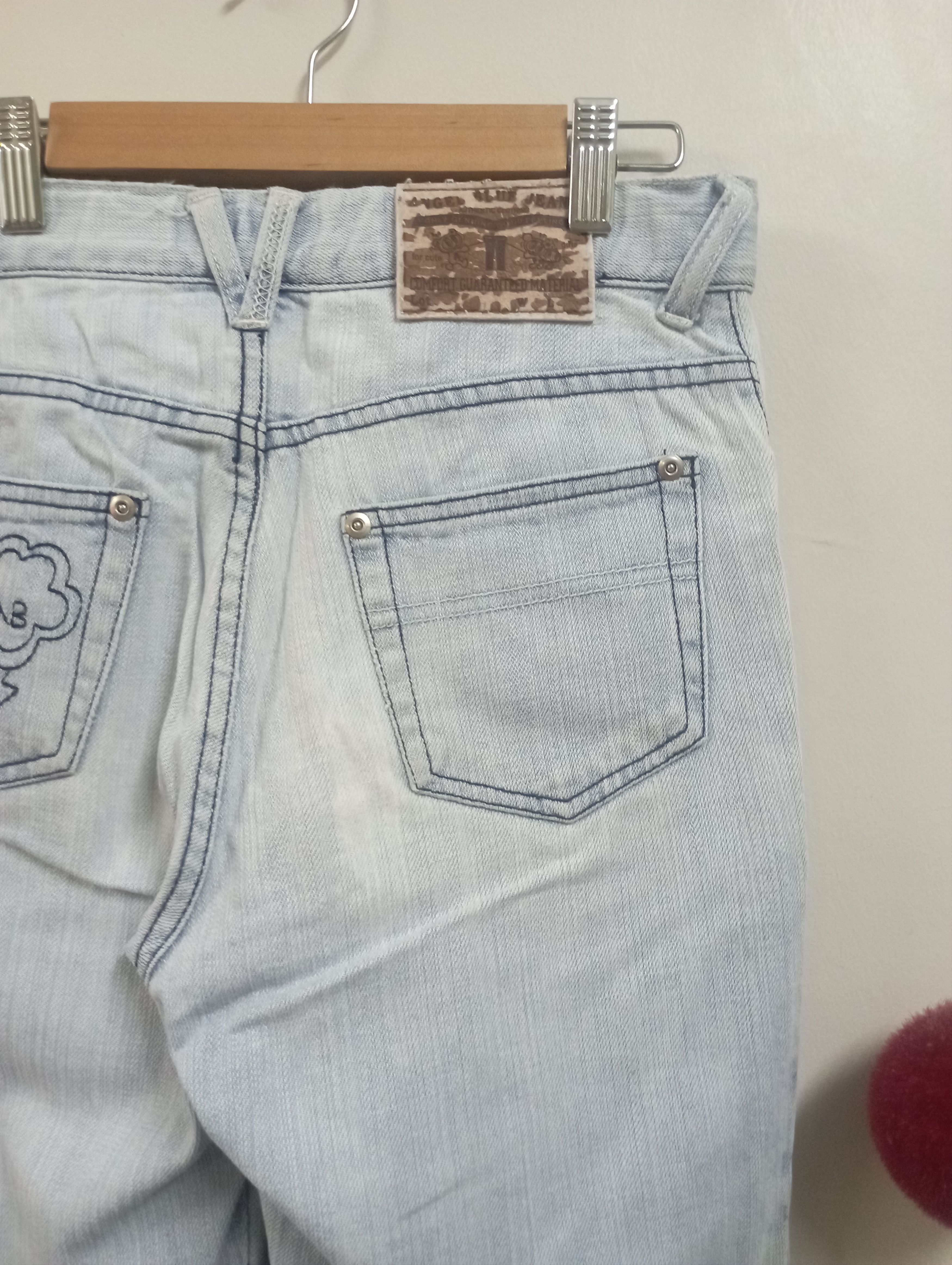 Angel Blue Vintage Embroidered Pop & Cute Angel Blue Jeans Size US 28 / EU 44 - 9 Thumbnail