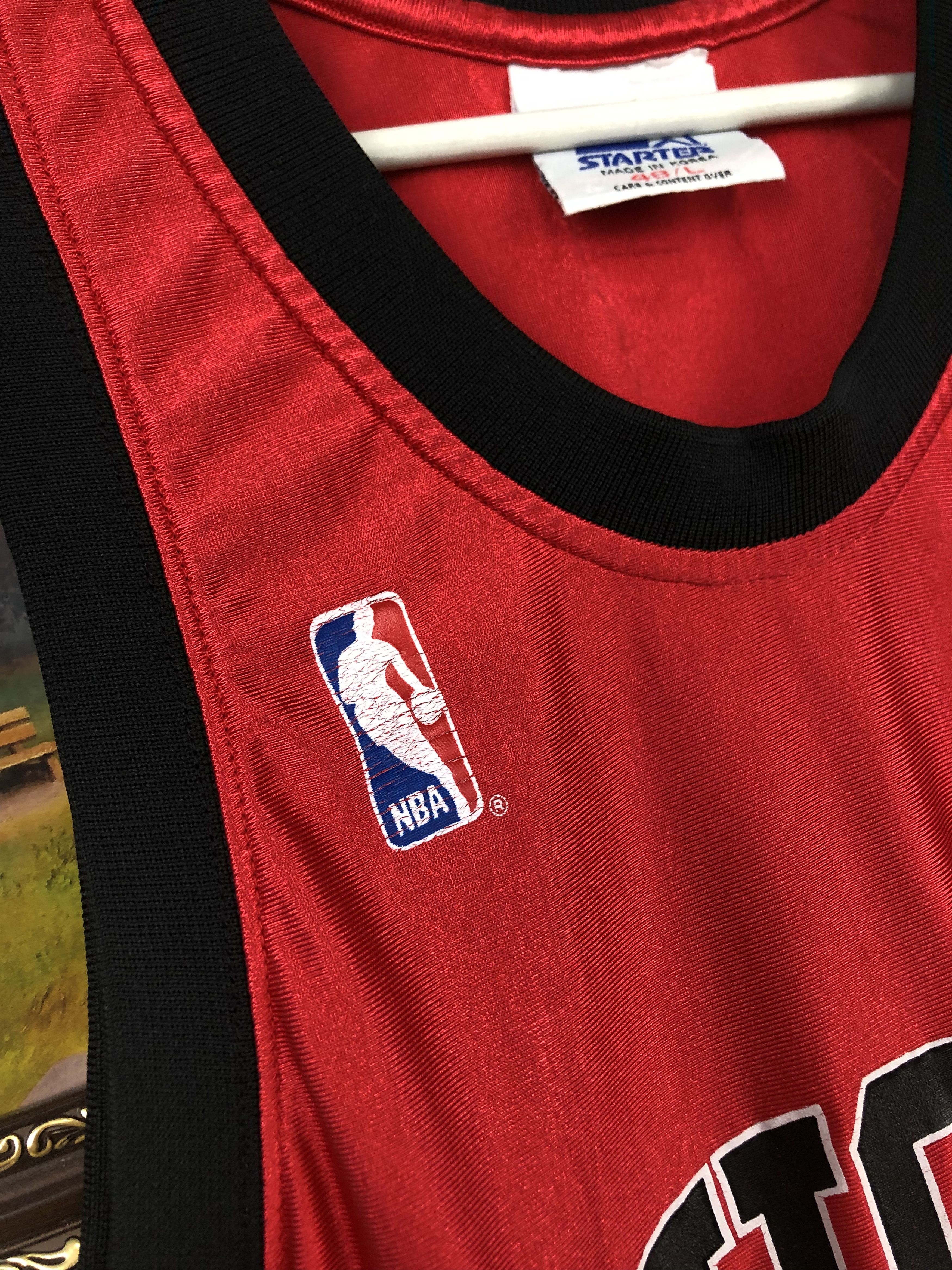 Starter Vintage Starter NBA Chicago Bulls Shirt Rare Jersey Hype Size US L / EU 52-54 / 3 - 6 Thumbnail