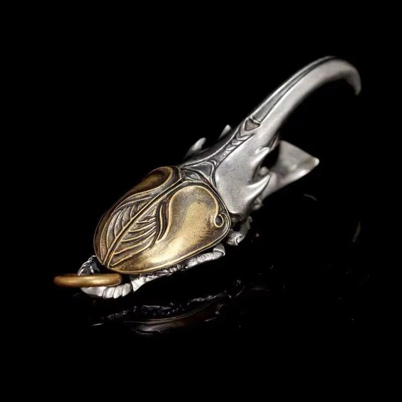Vintage Retro Goth Beetle Keychain Size ONE SIZE - 4 Thumbnail