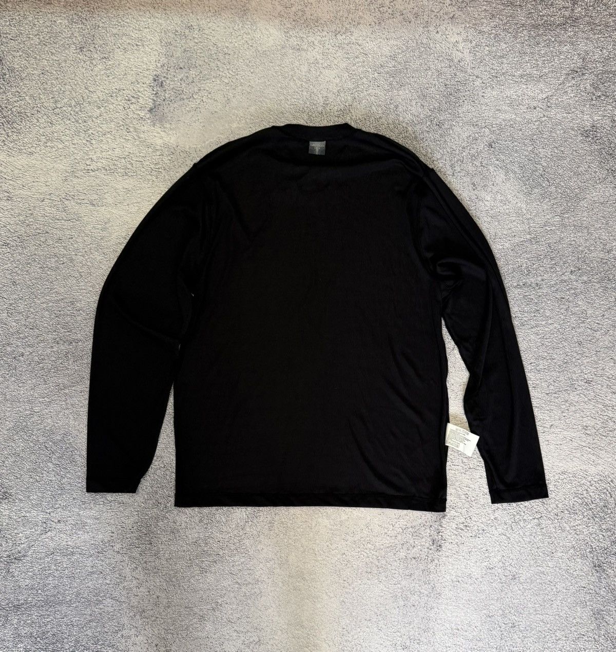 Carlo Colucci Carlo Colucci Slim Fit Long Sleeve V Neck Shirt Black L Men Size US L / EU 52-54 / 3 - 12 Thumbnail