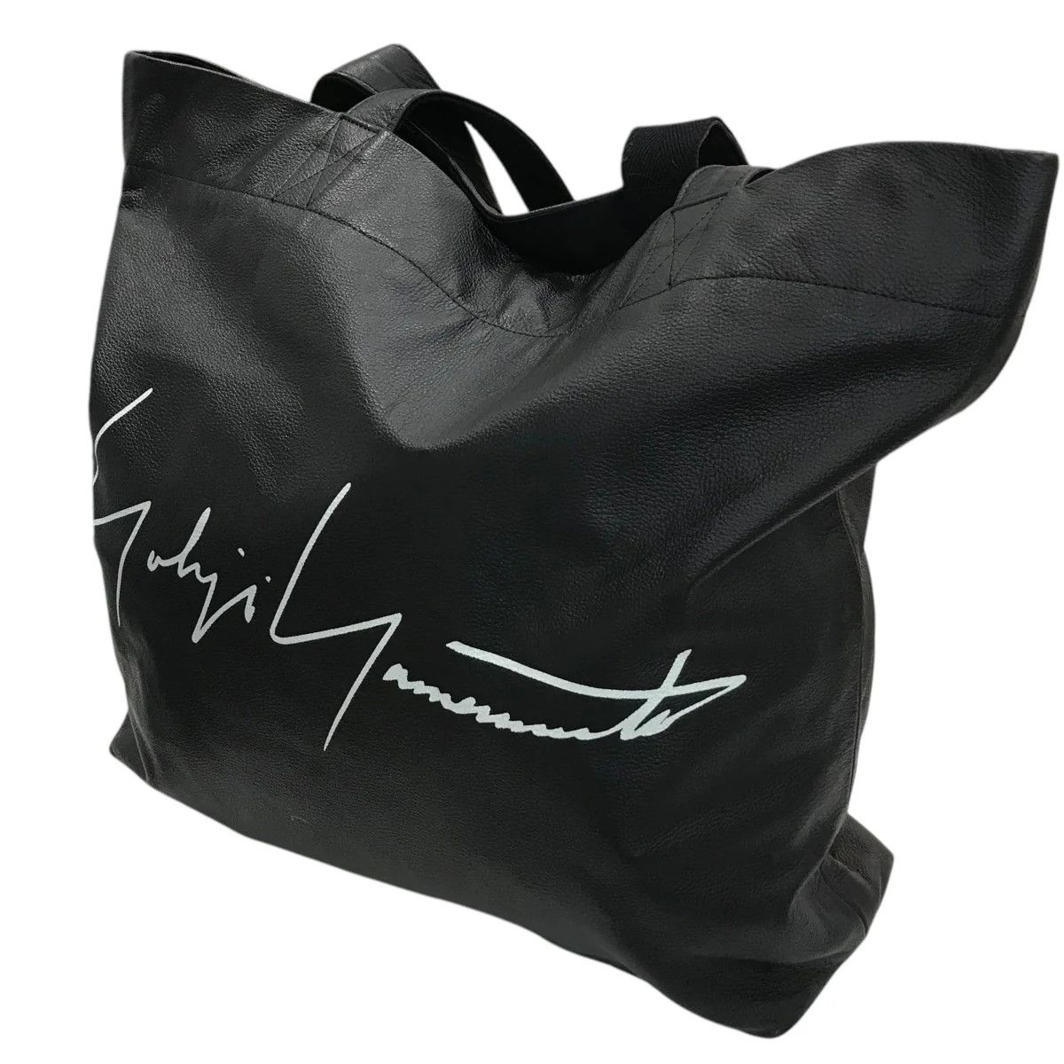 Yohji Yamamoto YOHJI YAMAMOTO “Signature tote(L)” leather tote bag Size ONE SIZE - 1 Thumbnail