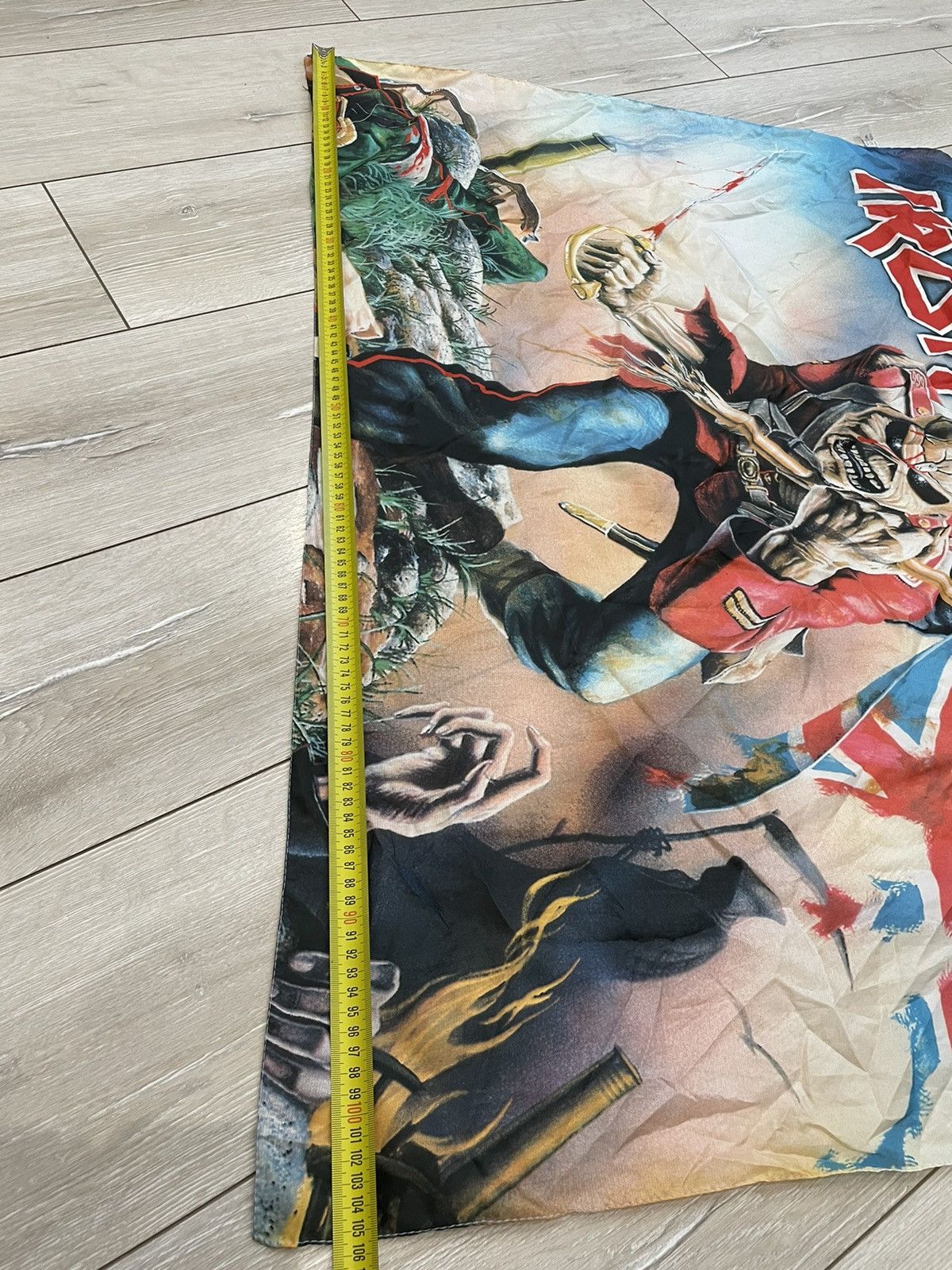 Iron Maiden × Vintage Vintage Iron Maiden 2005 Poster Scarf Size ONE SIZE - 8 Thumbnail