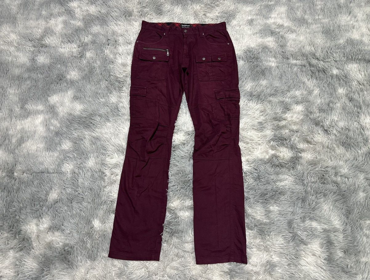semanticdesign 🔥Sick Y2K Semantic Design Cargo Pants Multi Pockets Zip Punk Size US 32 / EU 48 - 1 Thumbnail