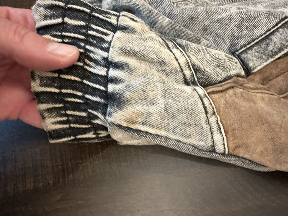 Other VTG Cotler Blue Alley Denim & Leather Patchwork Jacket-Spots Size US L / EU 52-54 / 3 - 16 Thumbnail