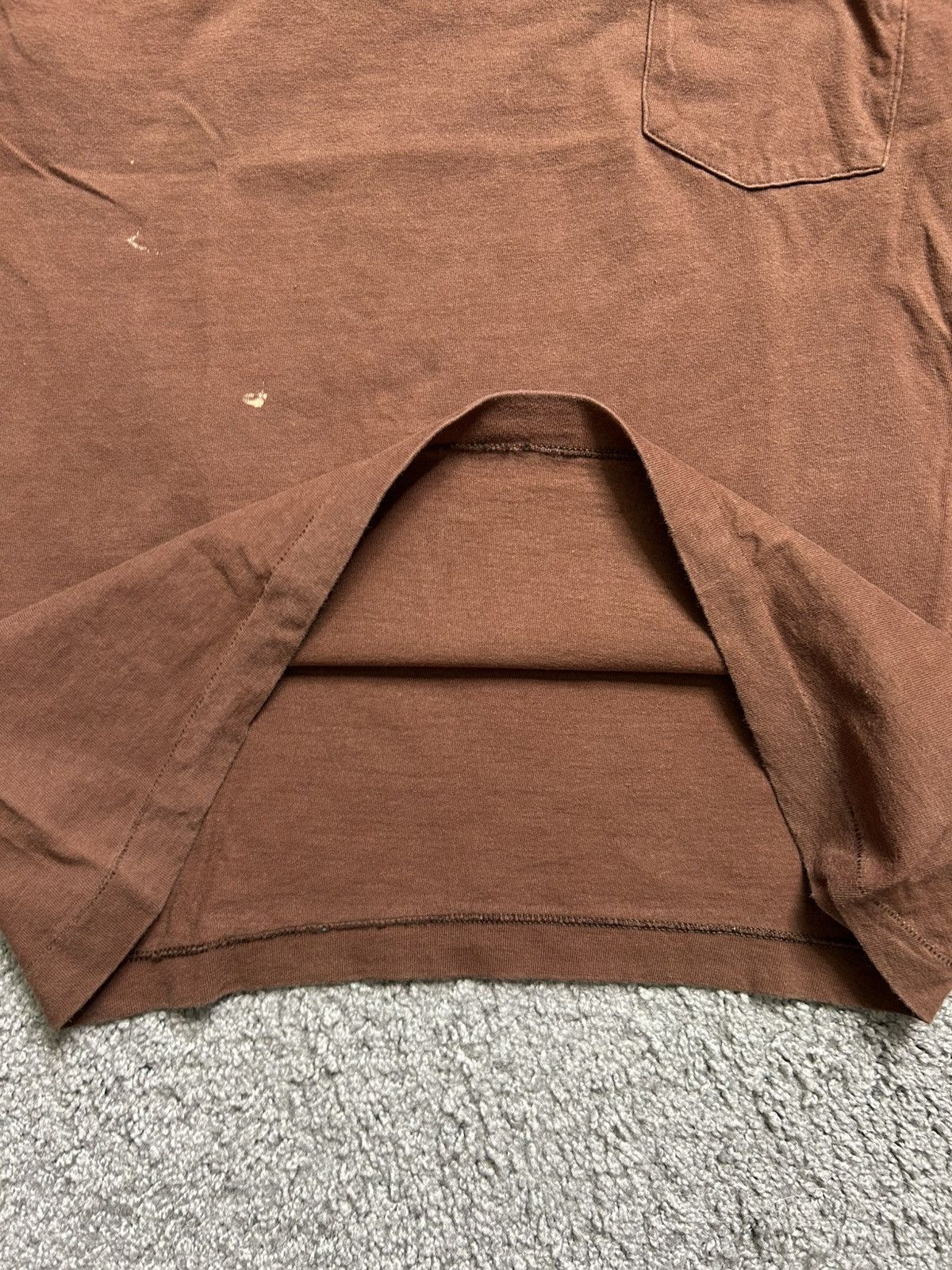 Vintage Vintage 70s JC Penney Blank Selvedge Pocket Tee Made in USA Size US L / EU 52-54 / 3 - 4 Thumbnail