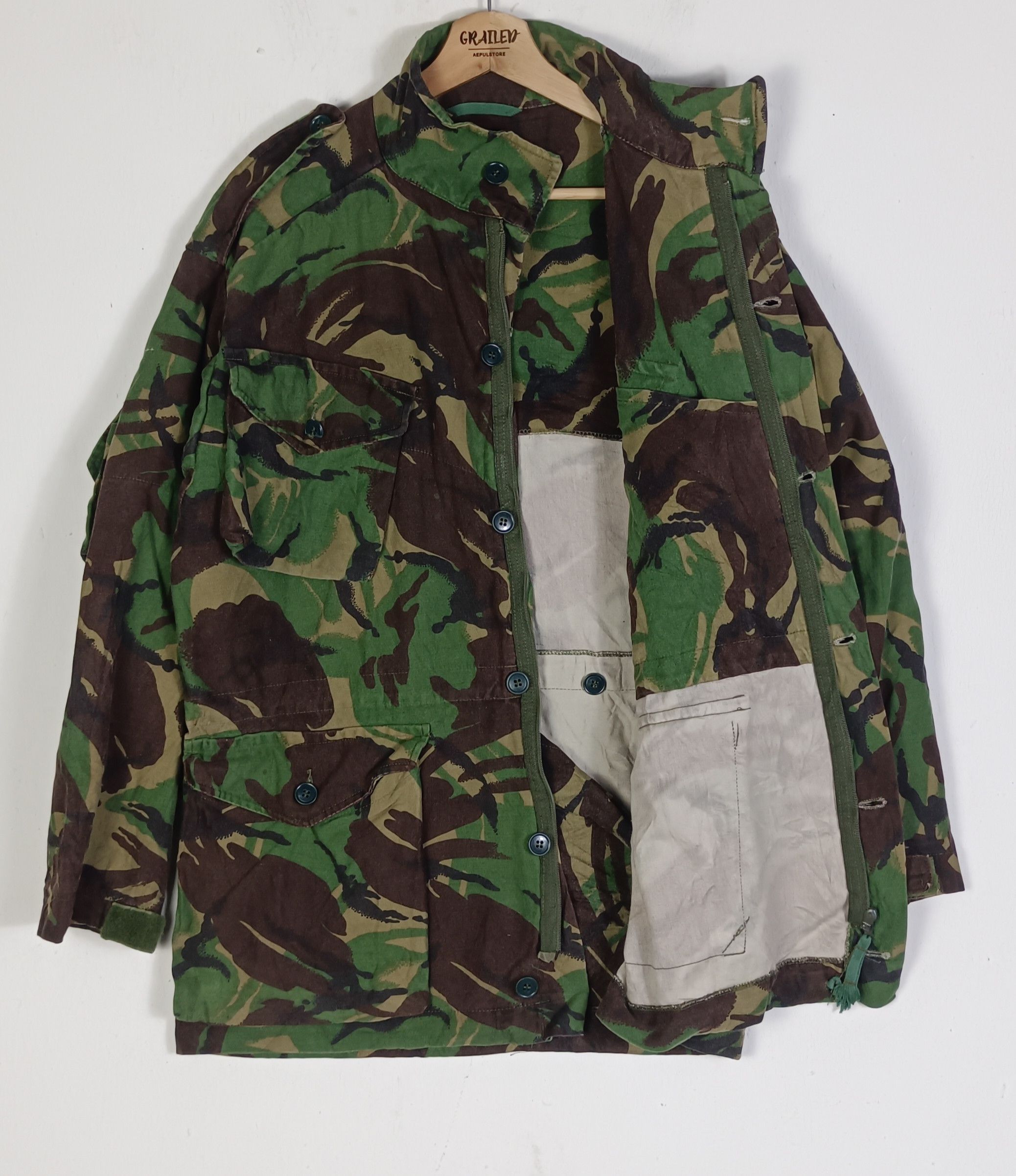 Other Vintage 60s 1968🔥 British Smock Combat DPM Jacket Size US L / EU 52-54 / 3 - 12 Thumbnail