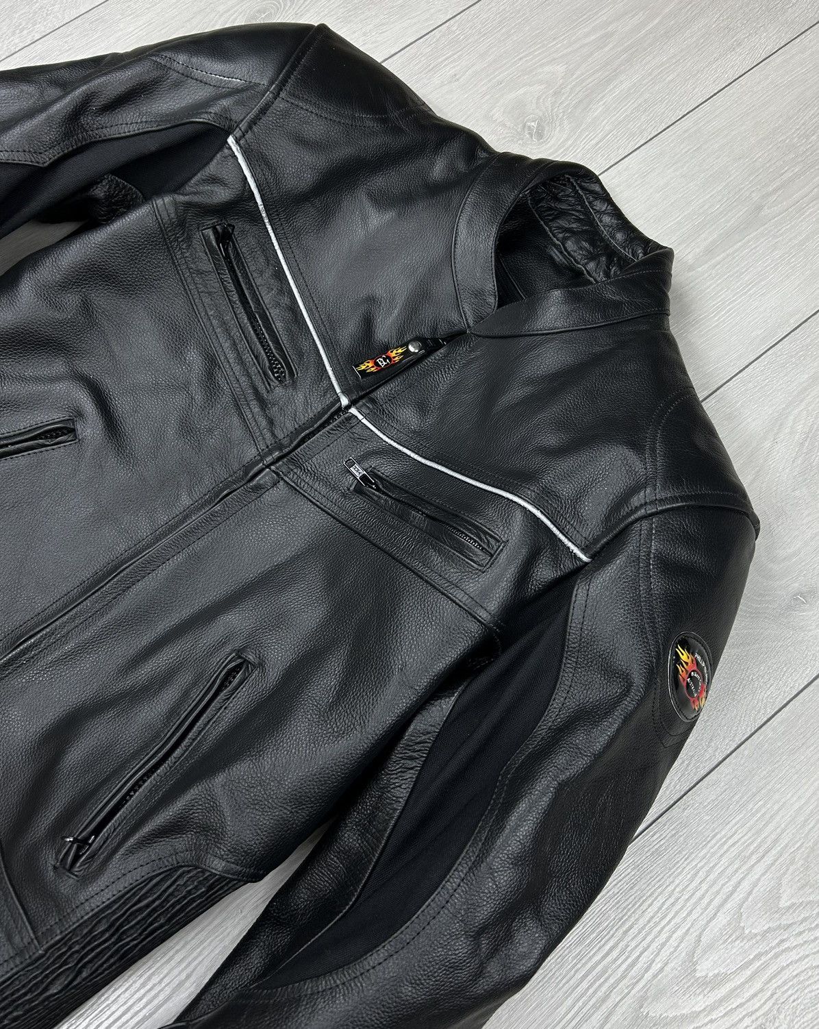 Other Bikers Gear Australia Leather Jacket size M Size US M / EU 48-50 / 2 - 2 Thumbnail