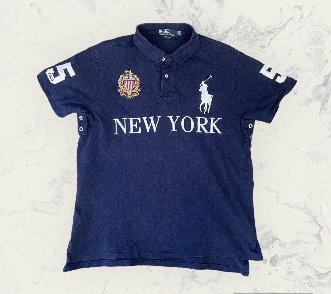 Polo Ralph Lauren Vintage Polo Ralph Lauren New York Polo T Shirt Big ...