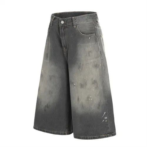 Japanese Brand Punk distressed washed vintage gradient denim shorts Size US 32 / EU 48 - 2 Thumbnail