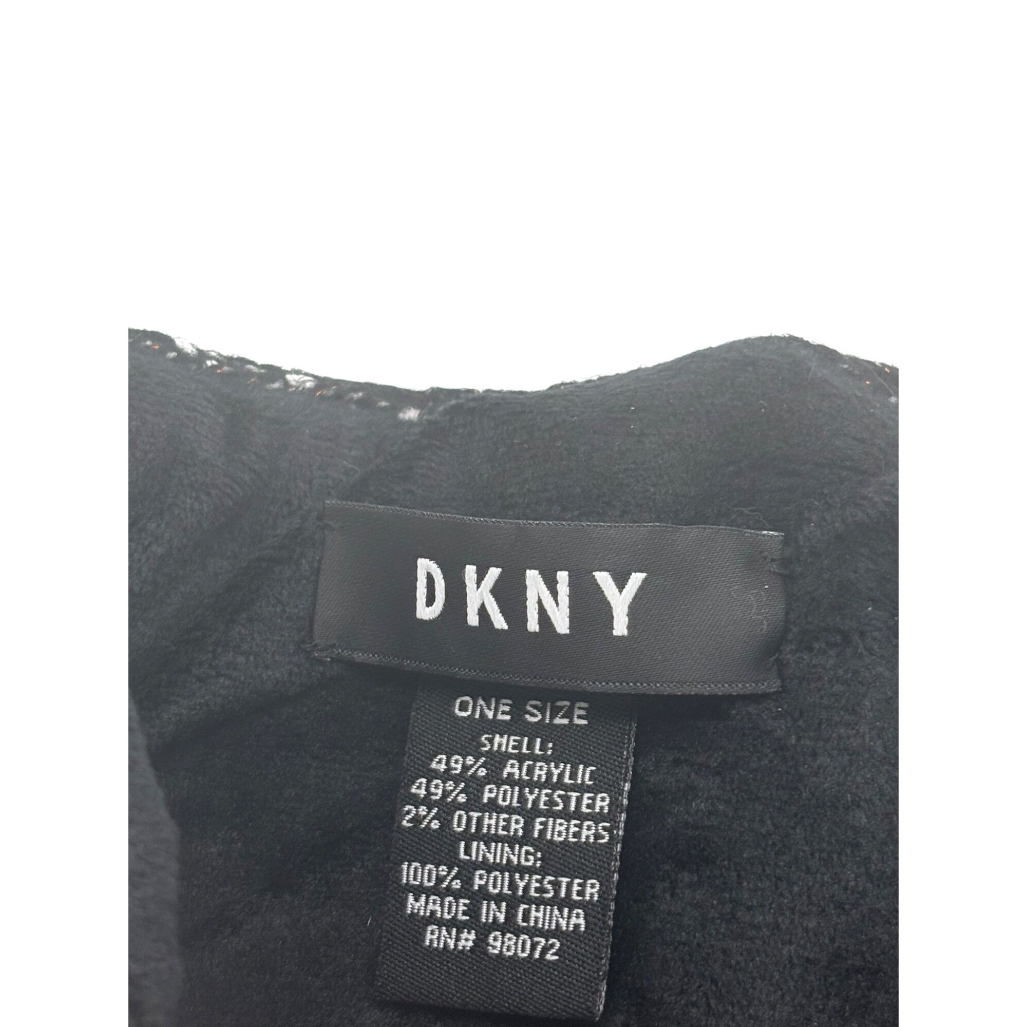 DKNY DKNY Fleece-Lined Headband, Black, OS Size ONE SIZE - 9 Thumbnail