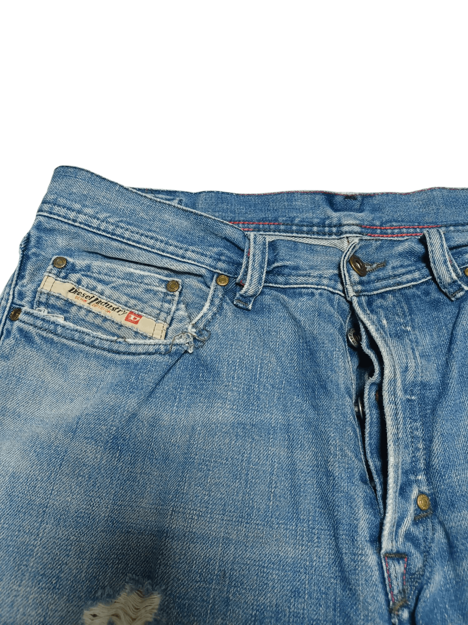 Diesel DIESEL VINTAGE DISTRESSED MADE IN ITALY 33 SIZE JEANS DENIM Size US 33 - 4 Thumbnail