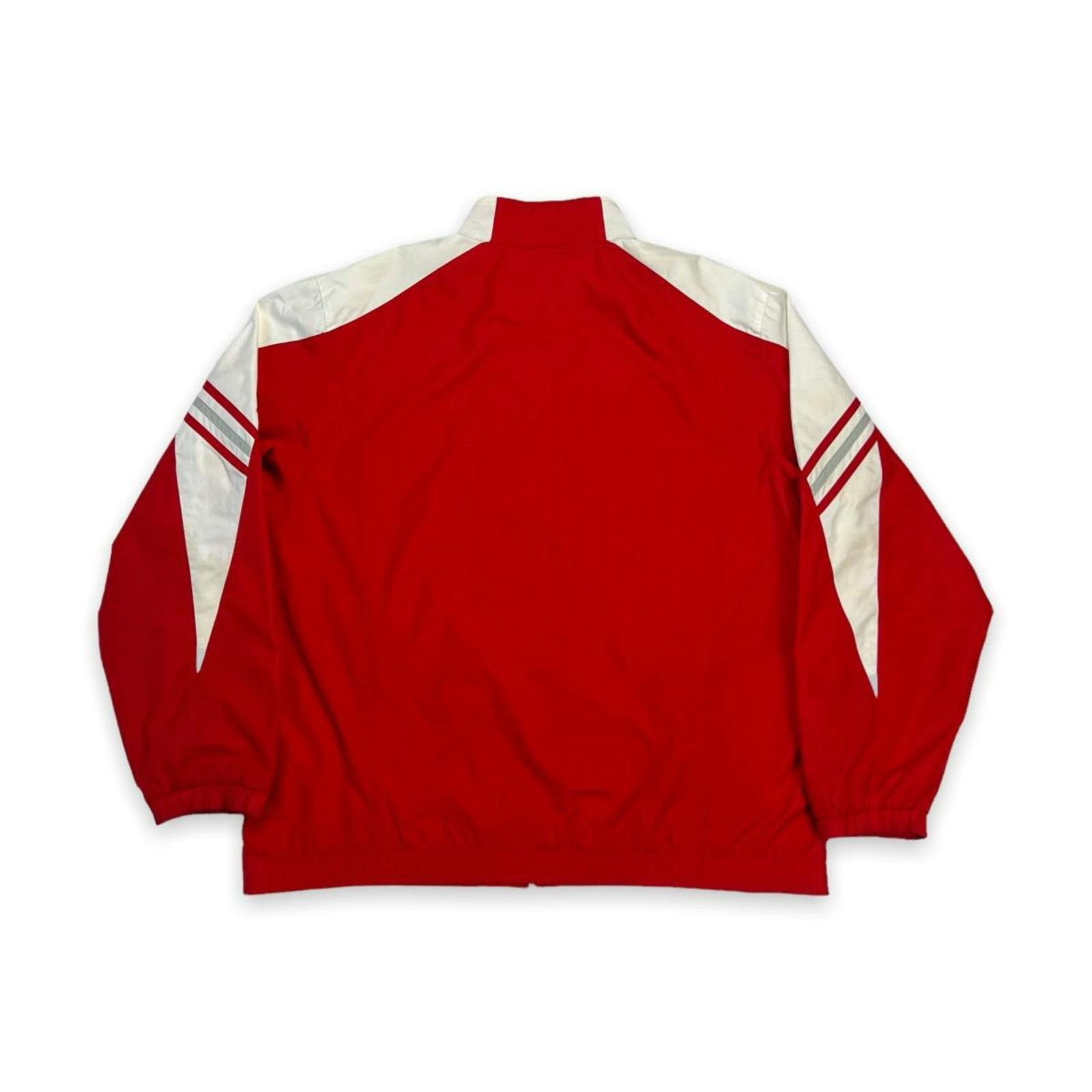 Adidas × Vintage Adidas Jacket Large Stripe Spell Out Zip Windbreaker Bomber Size US L / EU 52-54 / 3 - 5 Thumbnail