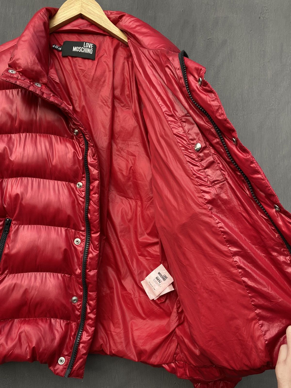 Moschino Love Moschino puffer red jacket size 40 Size S / US 4 / IT 40 - 12 Thumbnail