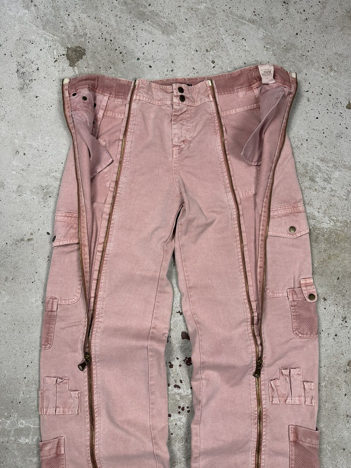 Dolce & Gabbana Vintage SS 2003 Dolce & Gabbana Aviator Full Zip Cargo Pants Size 26" / US 2 / IT 38 - 19 Thumbnail