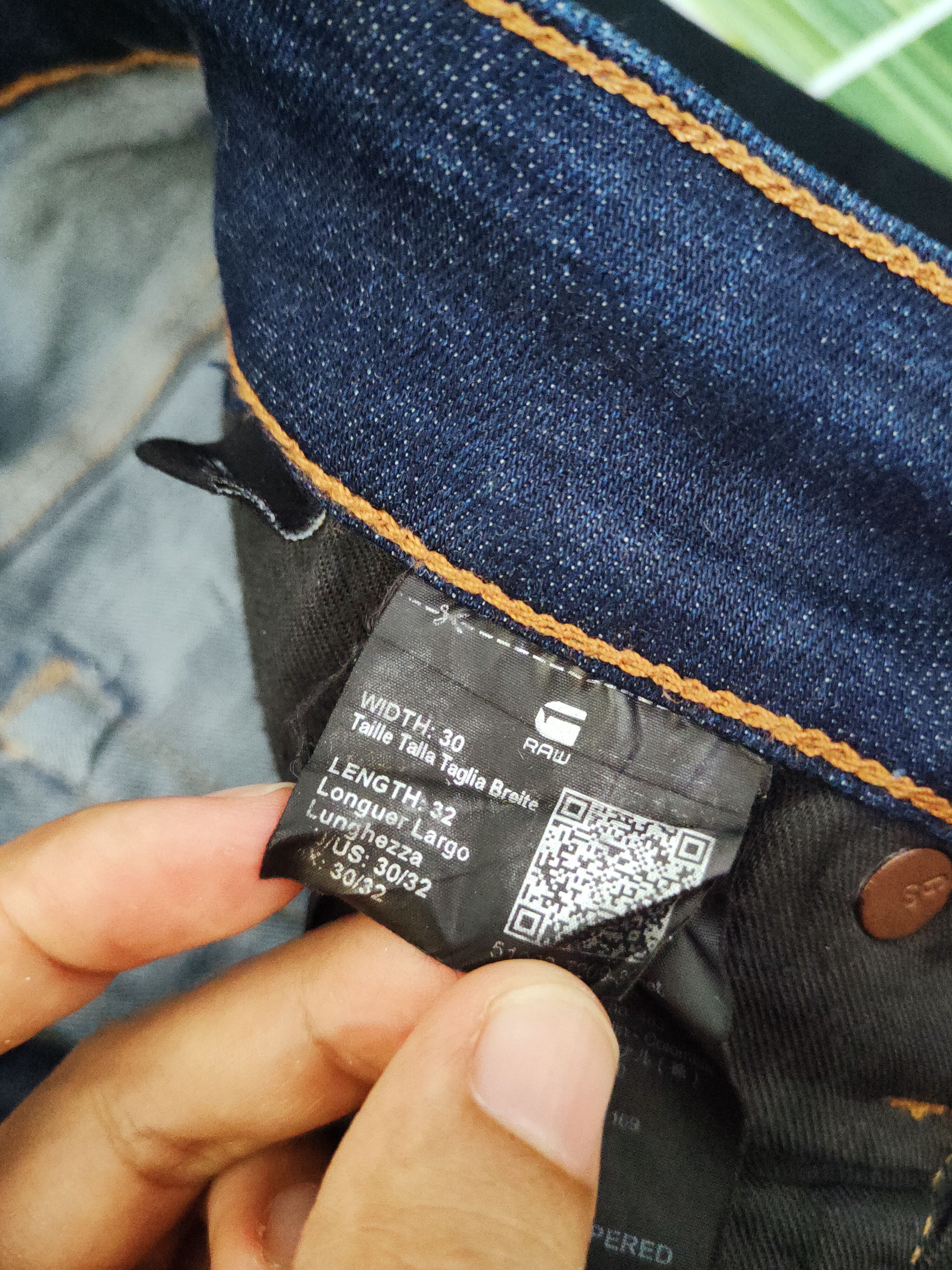 G-Star G-Star Raw Dark Blue Distressed Ripped Jeans #S2705 Size US 30 / EU 46 - 18 Thumbnail