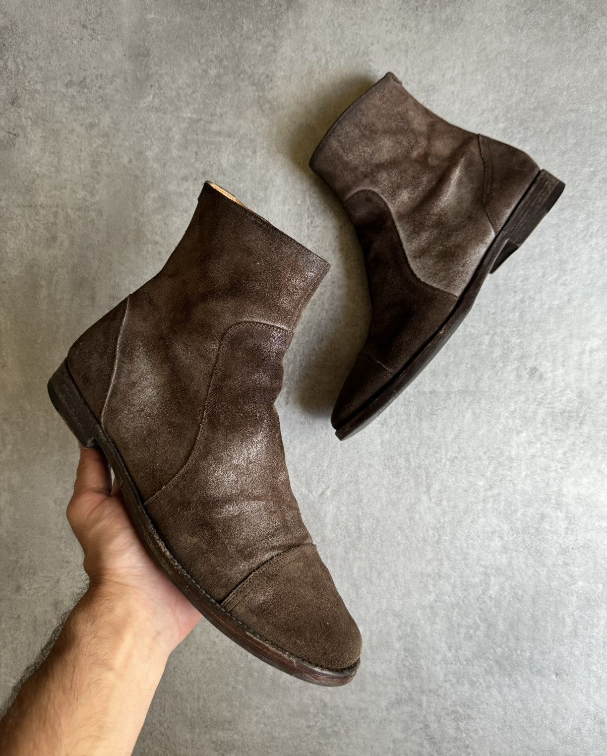 Maison Margiela Brown Leather Boots