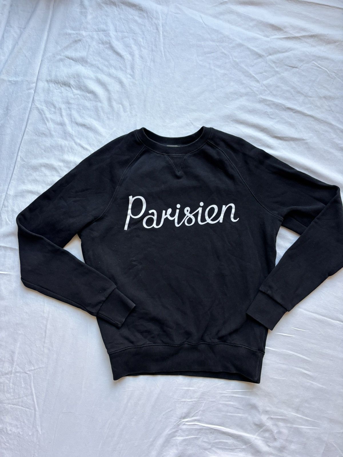 Maison Kitsune Maison Kitsuné Parisien Logo Sweatshirt Paris Streetwear Size XS / US 0-2 / IT 36-38 - 1 Thumbnail