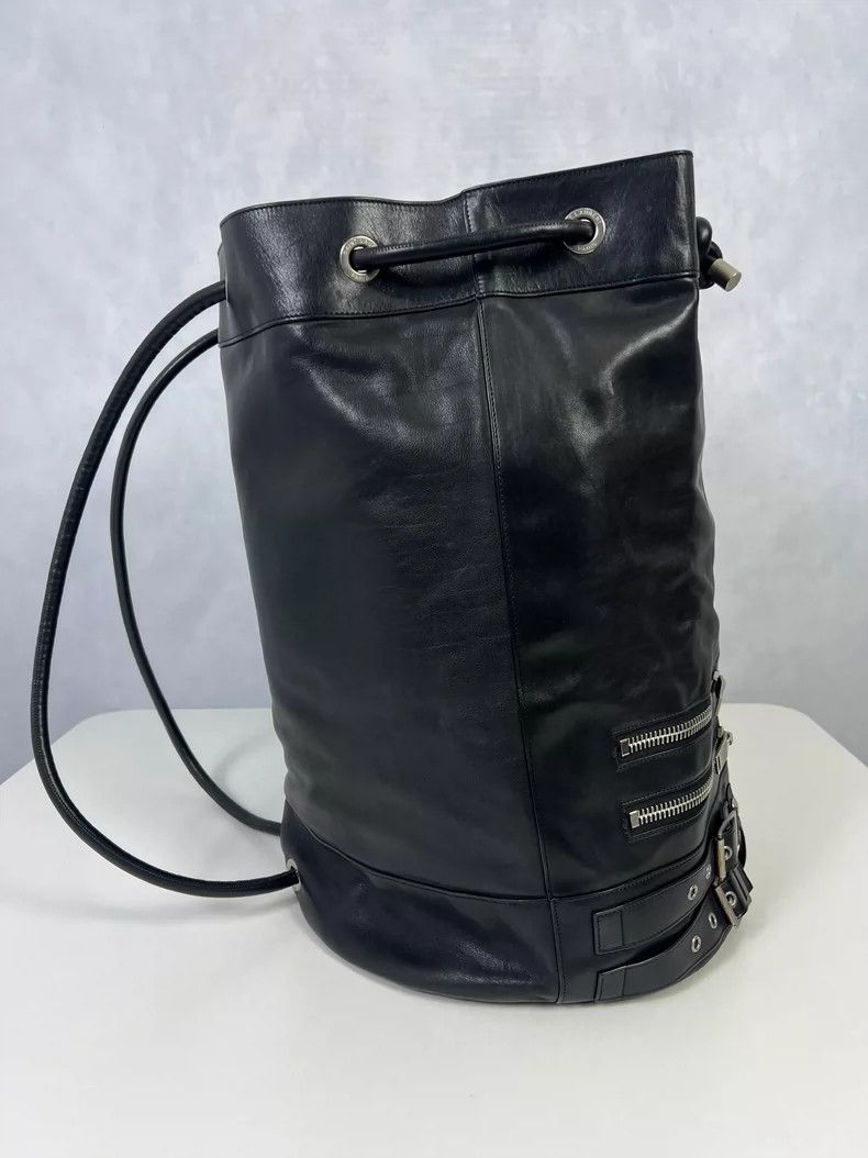 Saint Laurent Paris Saint Laurent 14fwMulti-Zip Motorcycle Cattlehide Bucket Ba Size ONE SIZE - 2 Thumbnail
