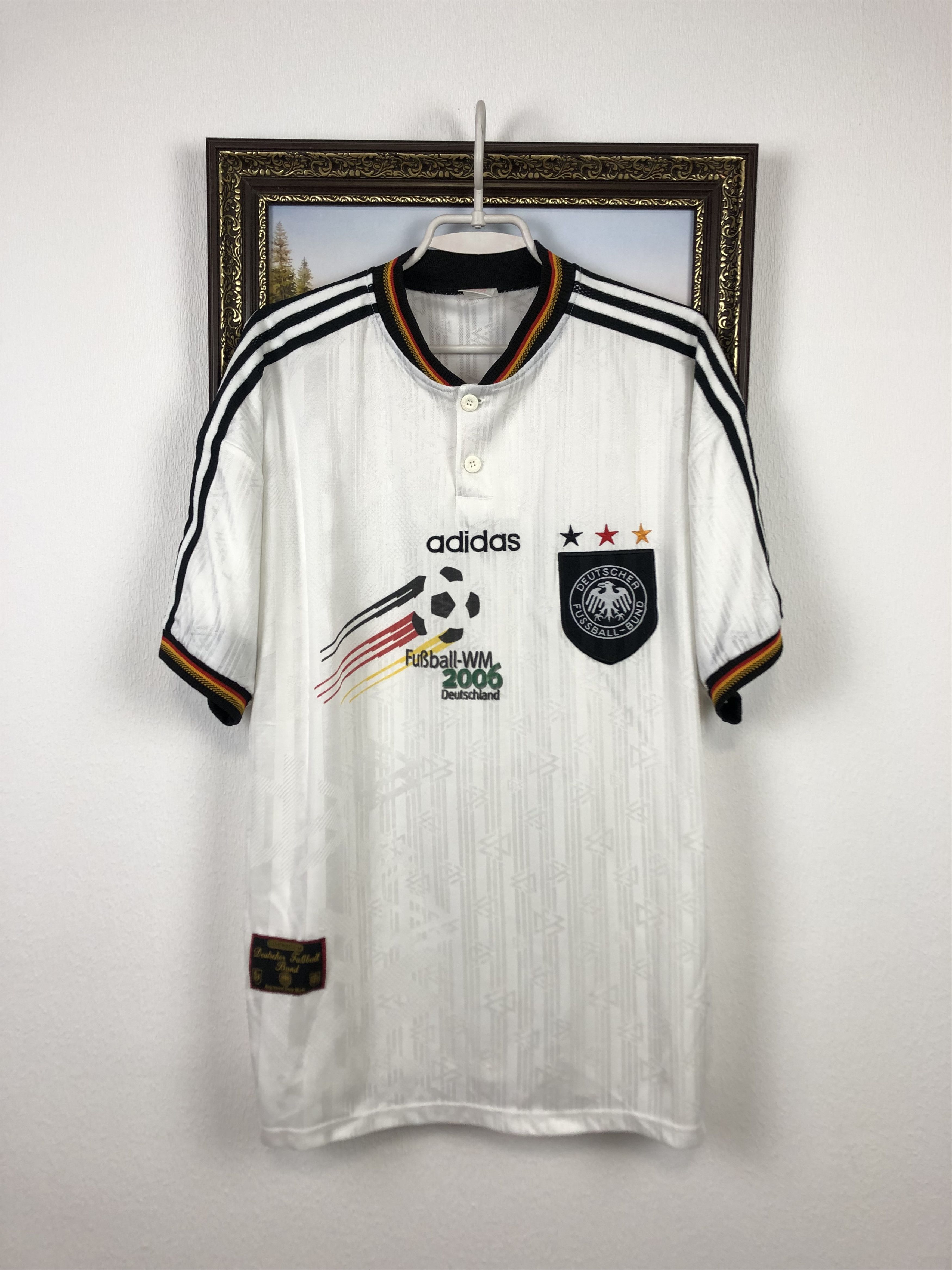 Germany football shirt 1996 Soccer Adidas Jersey Tee Hype