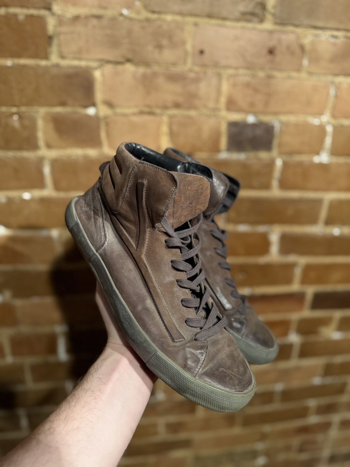 Yves Saint Laurent Vintage YSL Rive Gauche Hightops Size US 8.5 / EU 41-42 - 1 Thumbnail