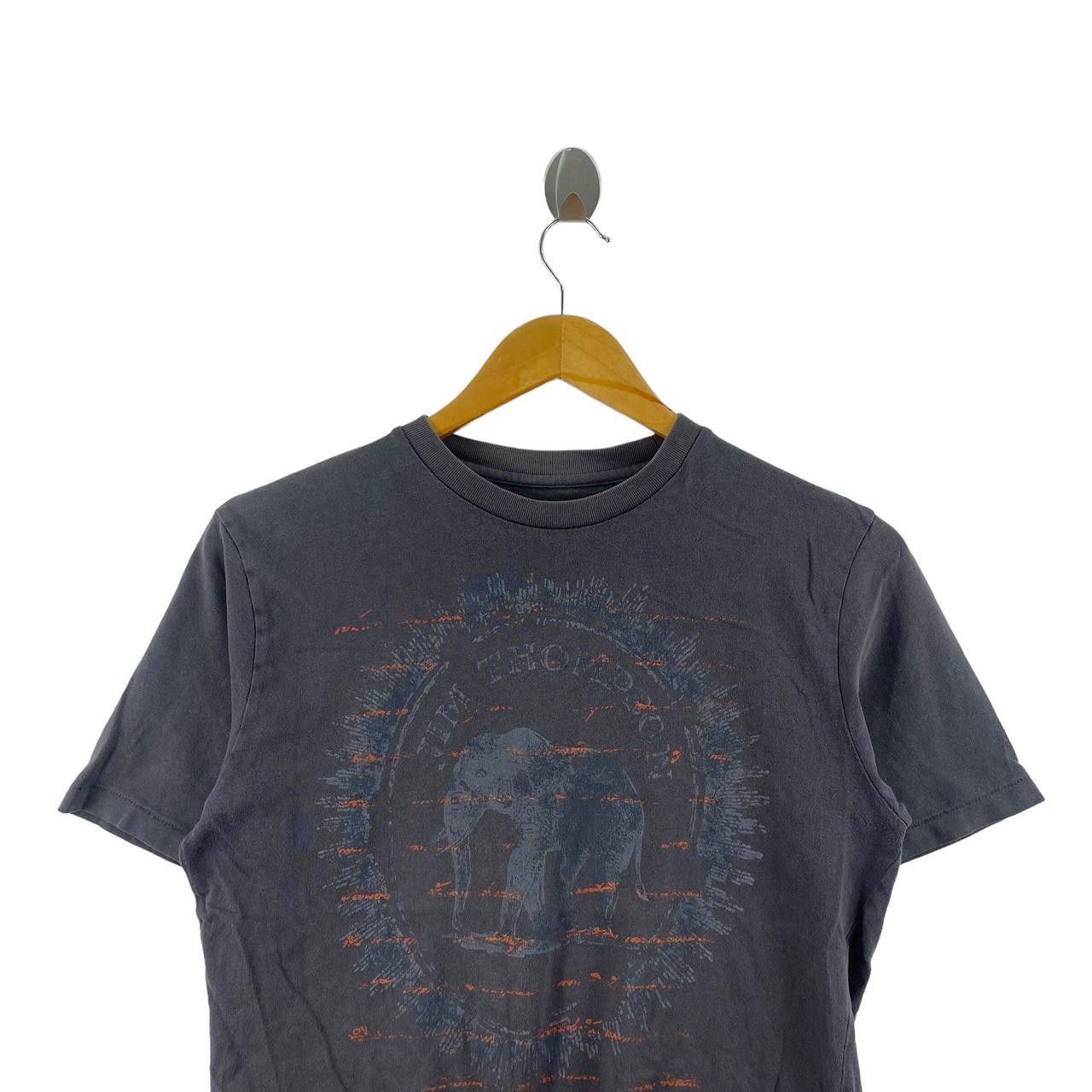 Jim Thompson JIM THOMPSON ELEPHANT Painting Tee Shirt Slim Fit Top Size S / US 4 / IT 40 - 3 Thumbnail