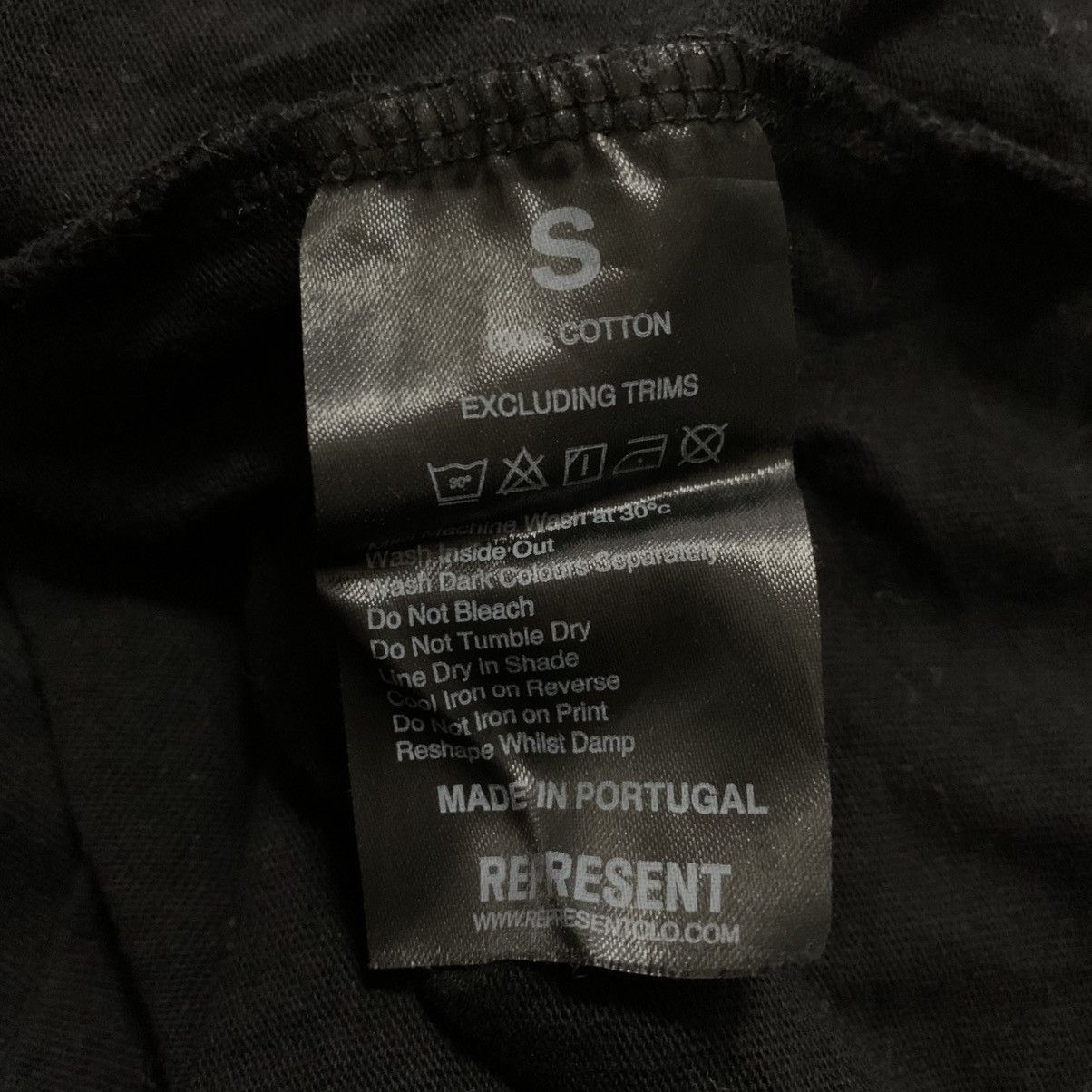 Represent Clo. Represent Small Design & Construction Jet Black Tee Size US S / EU 44-46 / 1 - 7 Thumbnail