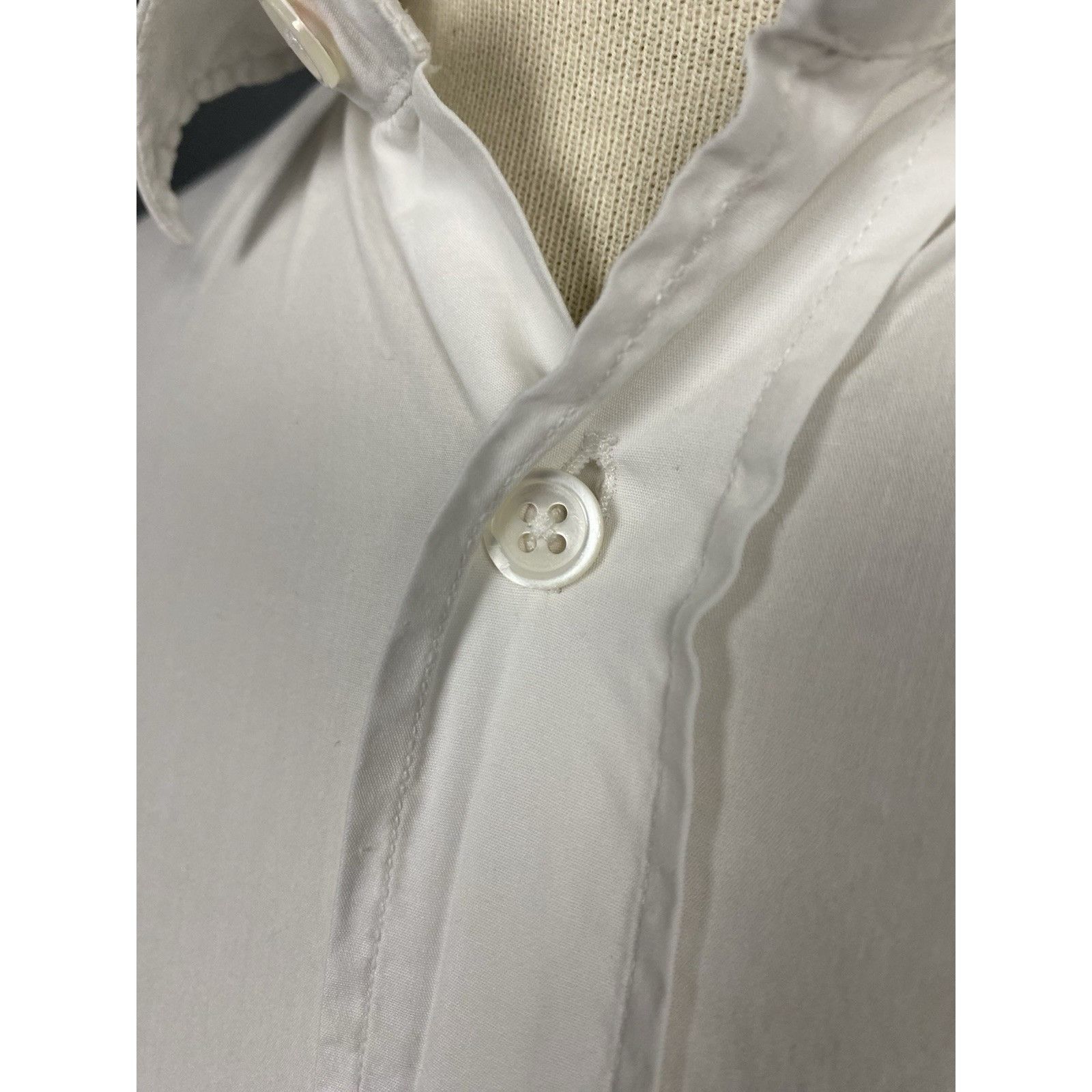Acne Studios Acne Studios Jeffrey Cuff Men's White Longsleeve Shirt Size Size US L / EU 52-54 / 3 - 8 Thumbnail
