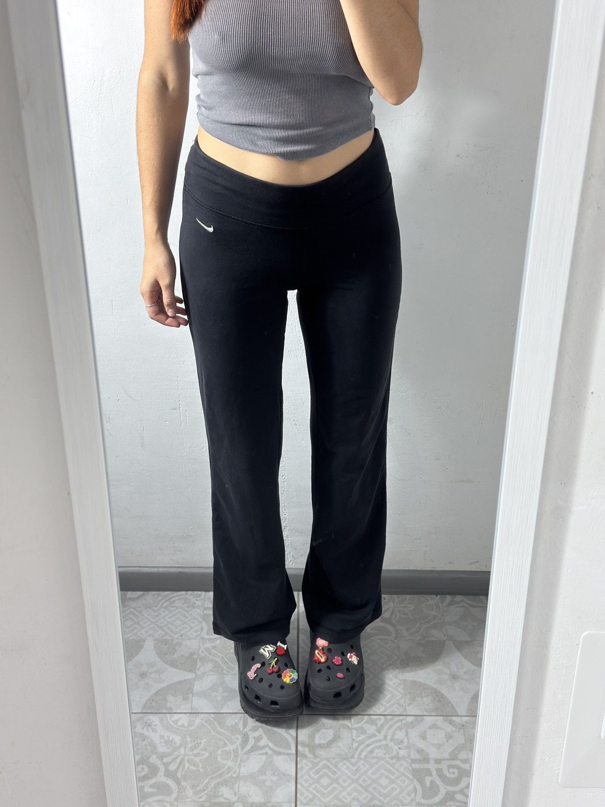 Nike VINTAGE NIKE MINI LOGO 2000s PANTS Size 28" / US 6 / IT 42 - 3 Thumbnail