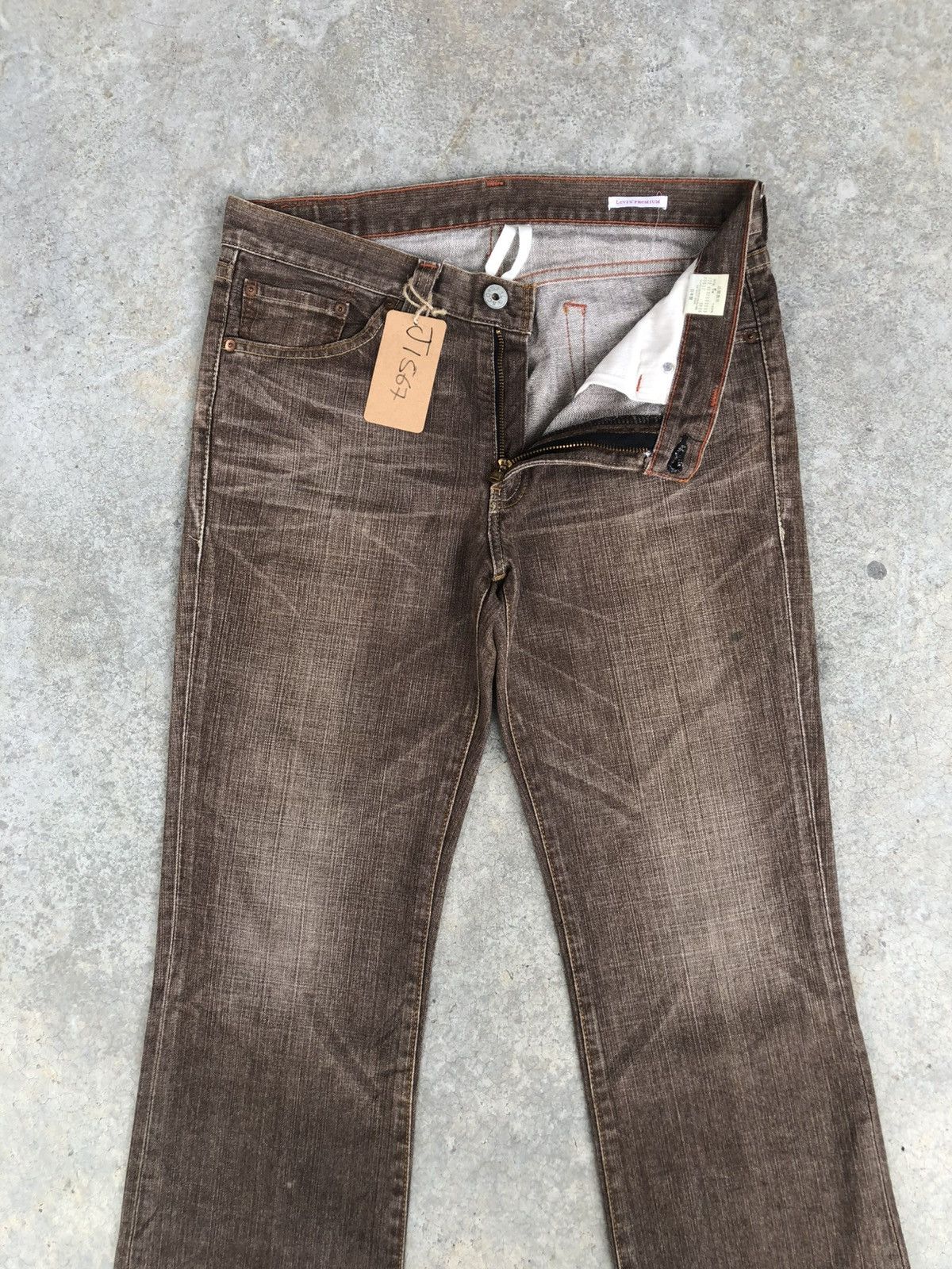 If Six Was Nine Levis 517 Flared Jeans Distressed Jeans Size US 34 / EU 50 - 3 Thumbnail