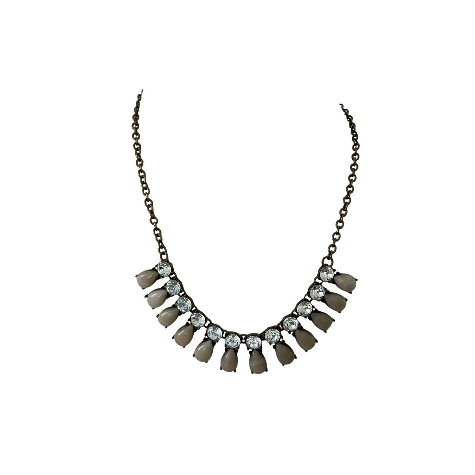Loft Loft rhinestone bib necklace Size ONE SIZE - 1 Thumbnail