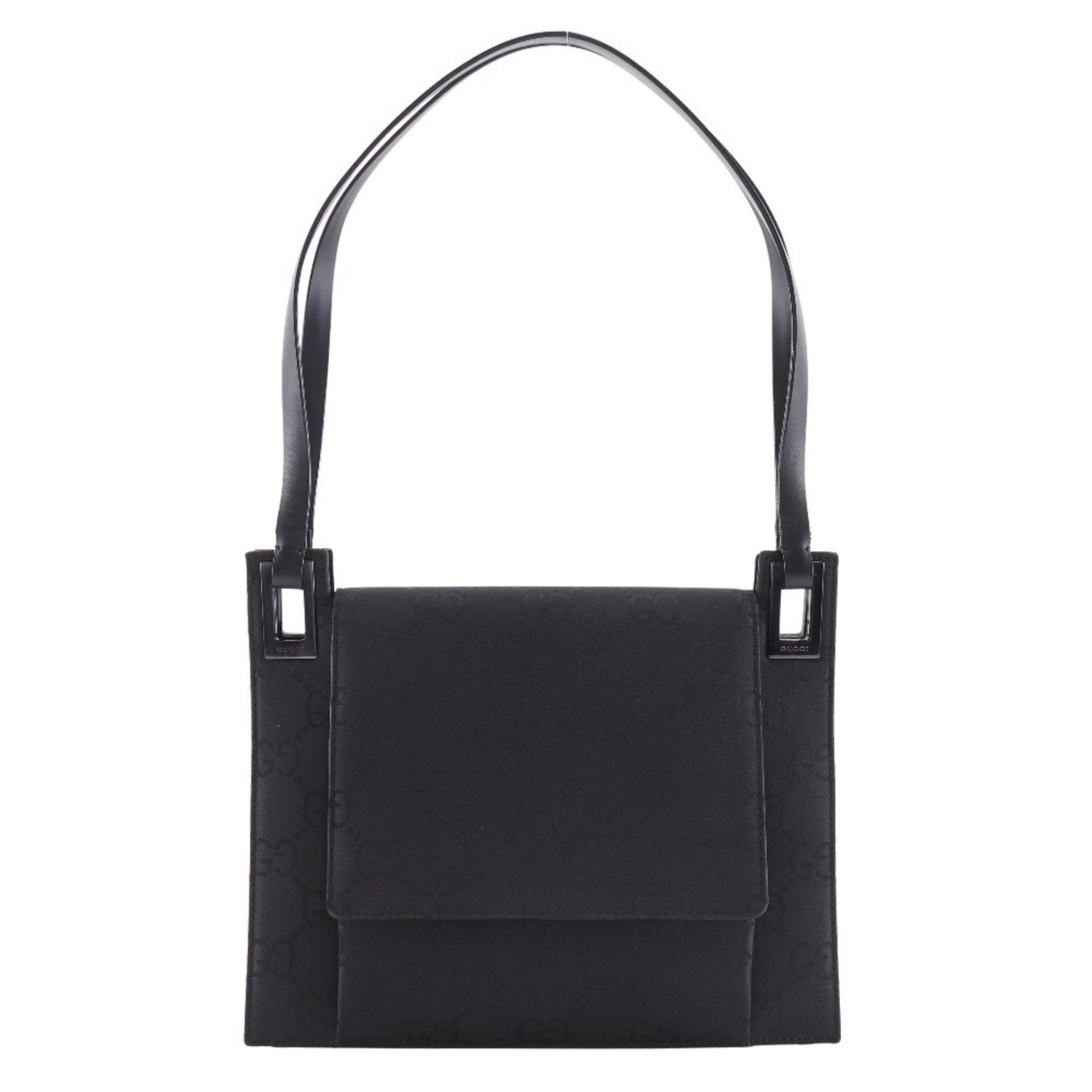 Gucci Gucci GG Tote Bag 001.3068 Satin Black A5 Type Women's Size ONE SIZE - 1 Thumbnail