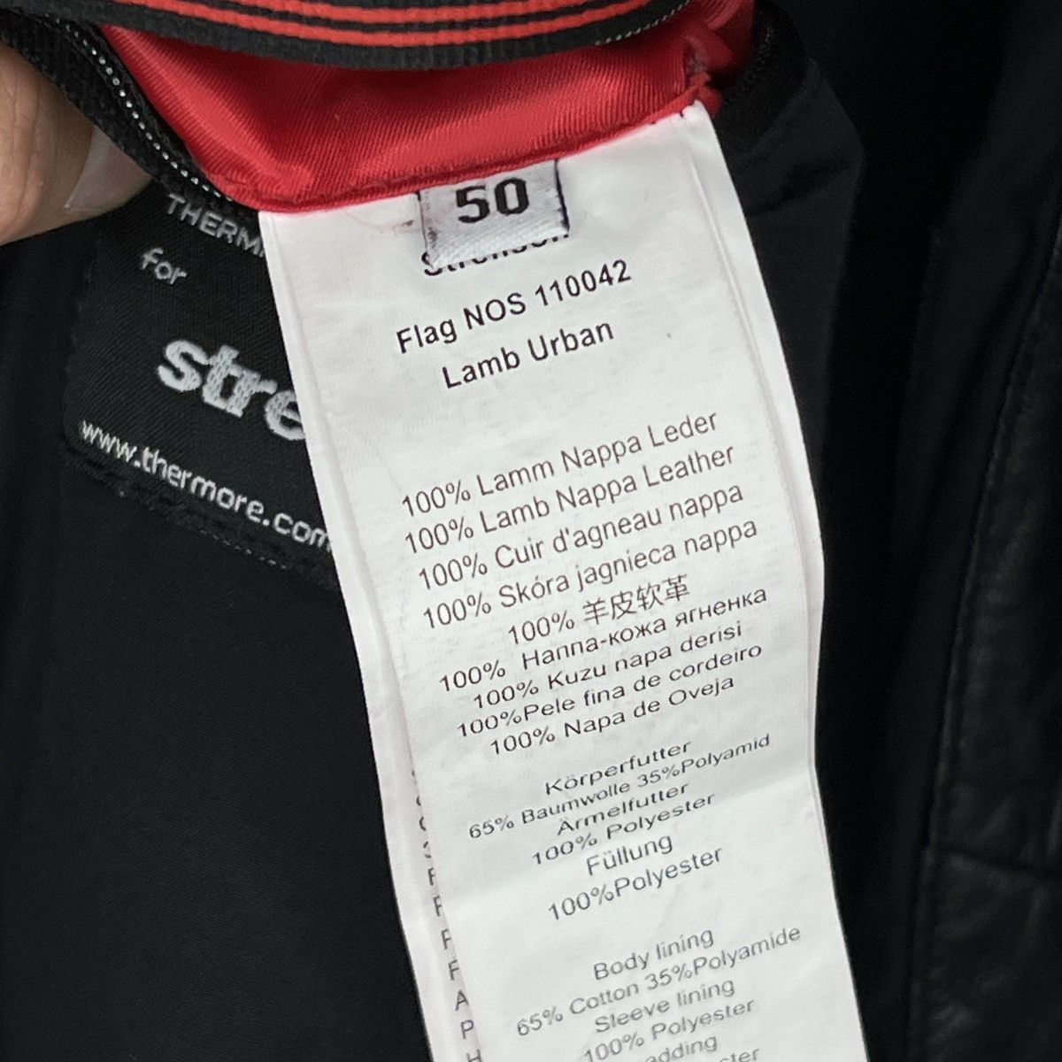 Genuine Leather × Strellson Strellson Lamb Nappa Leather Jacket Black Switzerland Size US M / EU 48-50 / 2 - 9 Thumbnail