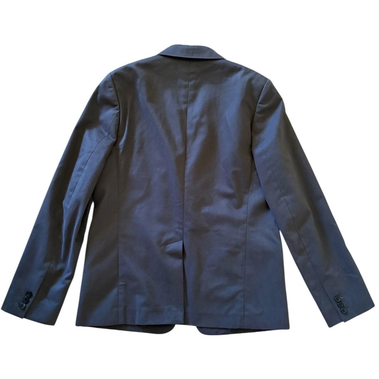 A.P.C. A.P.C. Rue Madame Paris Cotton Charcoal Gray Men's Blazer Size 42R - 6 Thumbnail