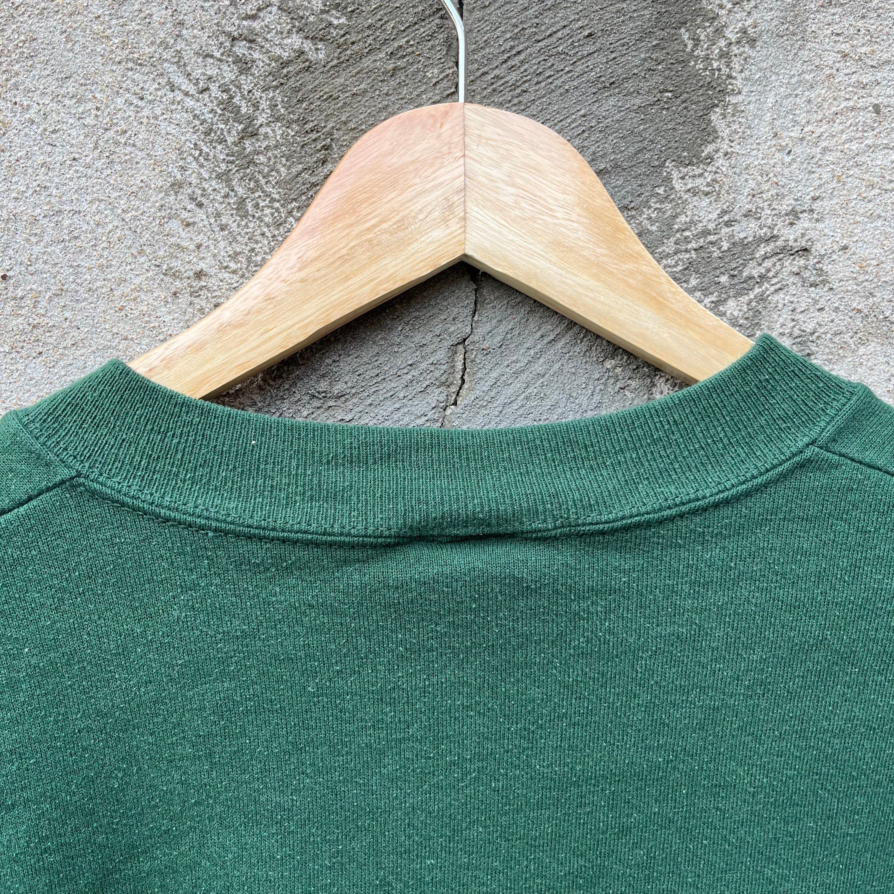 Vintage 90's Vintage Jerzees Olive Green Crewneck Size US L / EU 52-54 / 3 - 5 Thumbnail