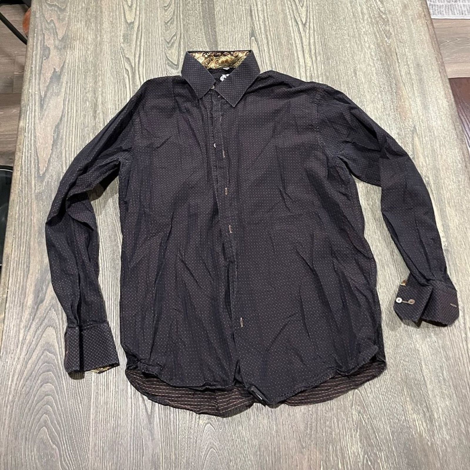 Vintage Visconti Uomo Button Up Shirt Long Sleeves Woven Collared L Size US L / EU 52-54 / 3 - 1 Thumbnail