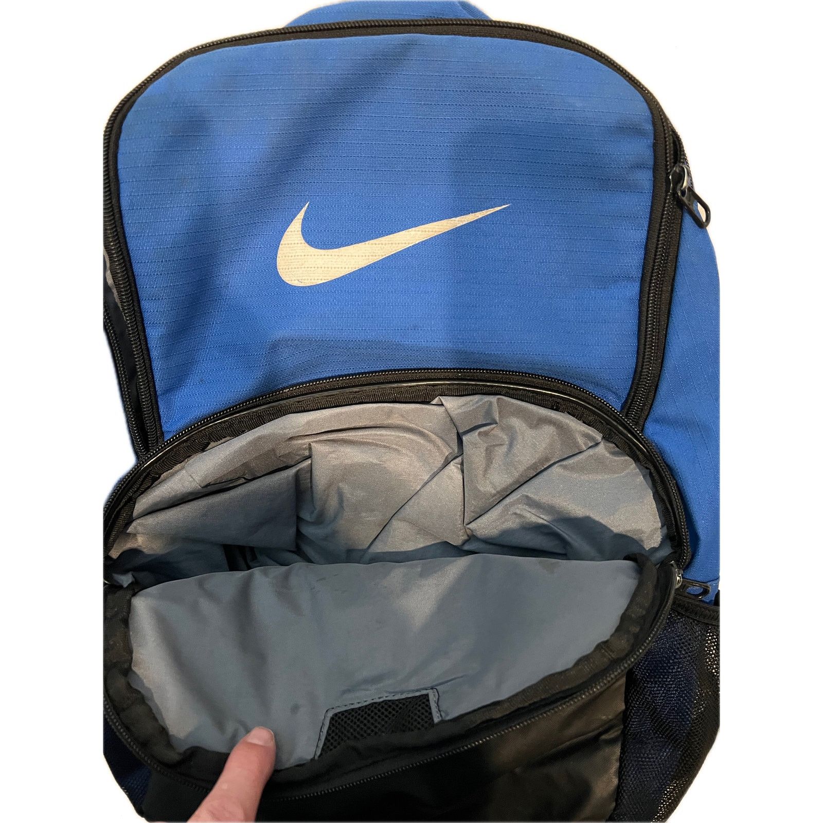 Nike Nike Brasilia 9.5 Training Backpack XL 30L Bright Blue Black Size ONE SIZE - 3 Thumbnail