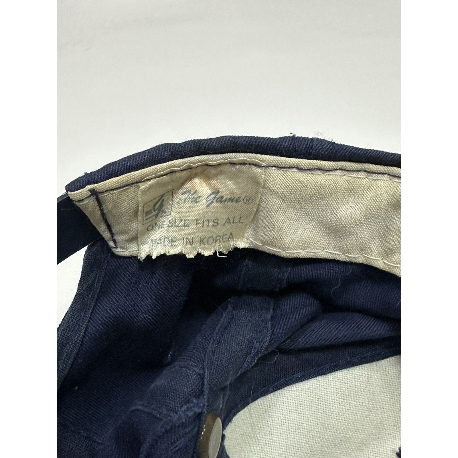 Vintage Vintage 90’s Michigan Wolverines American Football Cap Korea Size ONE SIZE - 4 Thumbnail