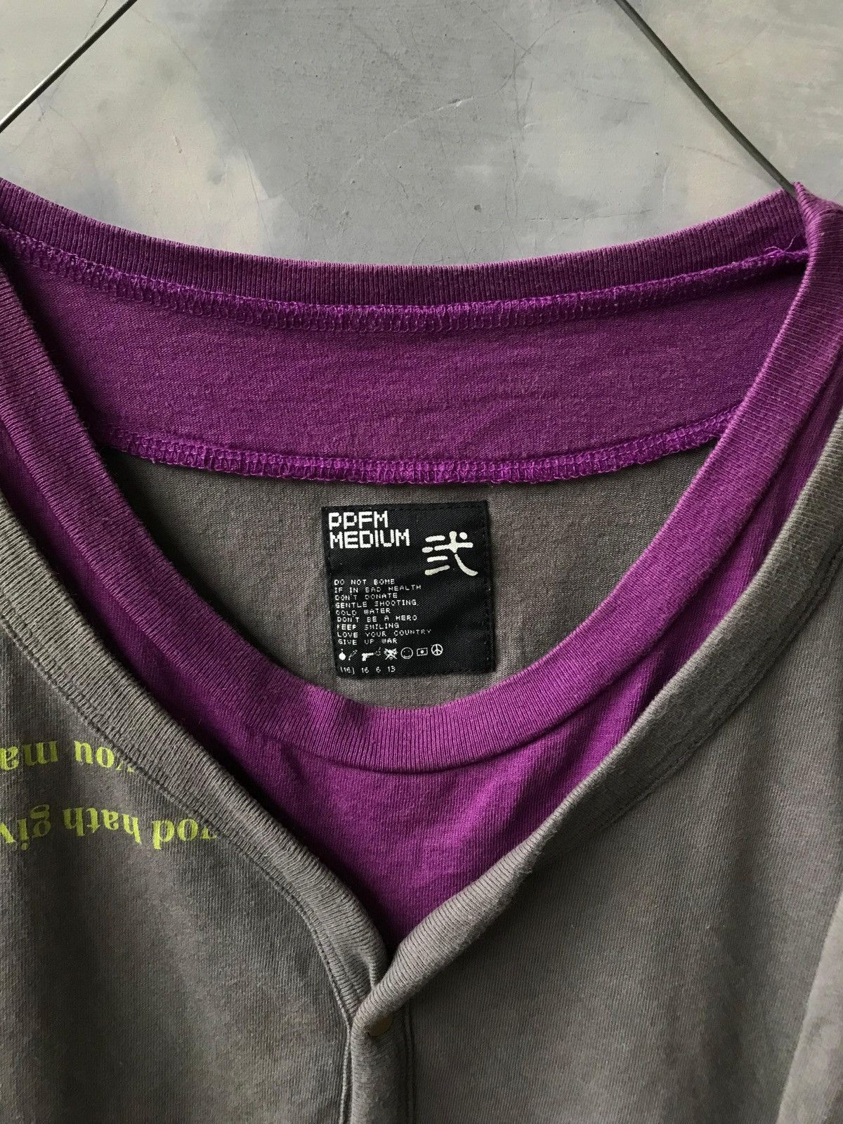 PPFM PPFM double layer t shirt 2000s Size US M / EU 48-50 / 2 - 3 Thumbnail