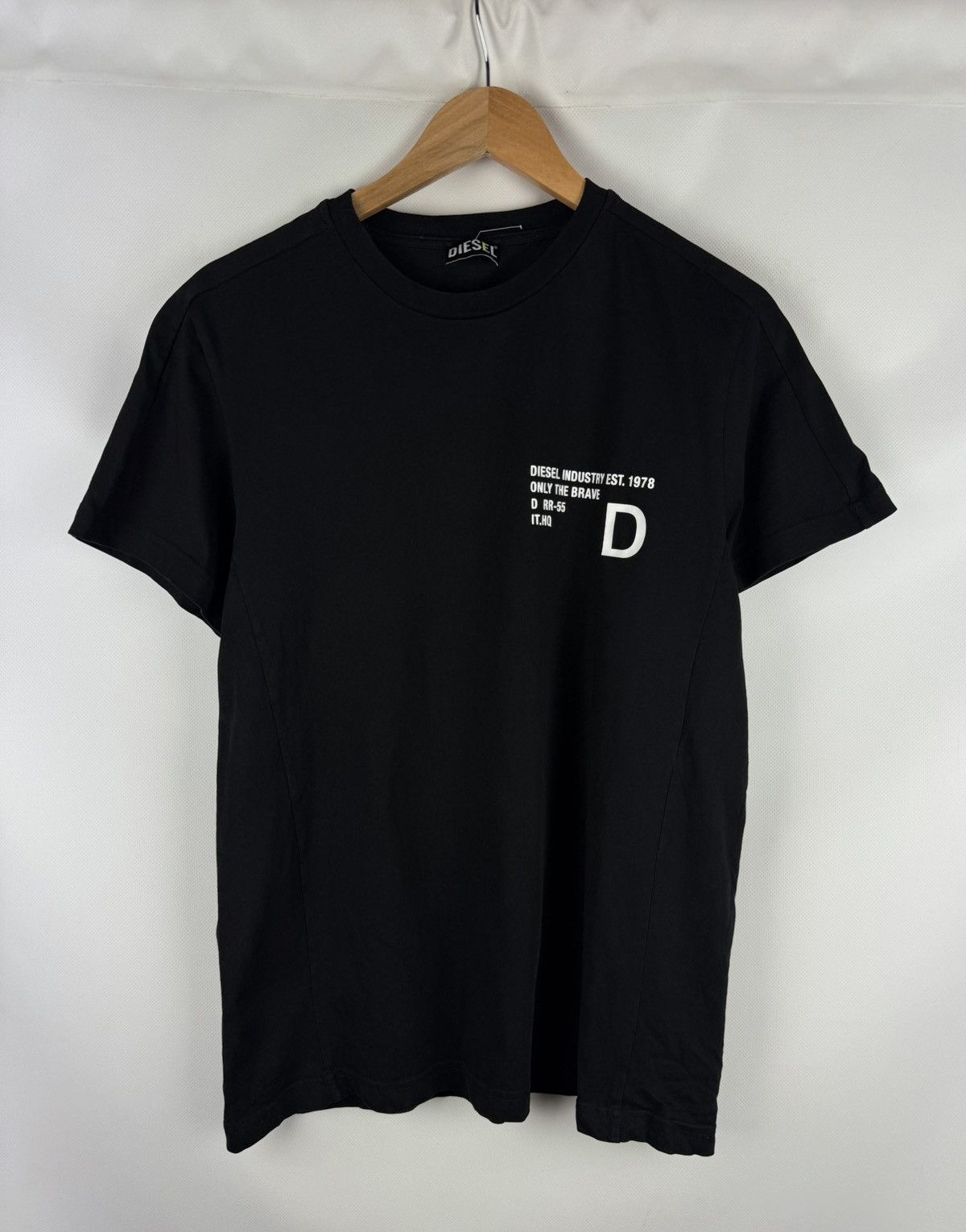 Diesel Diesel Men’s Short Sleeve Crewneck Chest Logo T Shirt Size US M / EU 48-50 / 2 - 1 Thumbnail