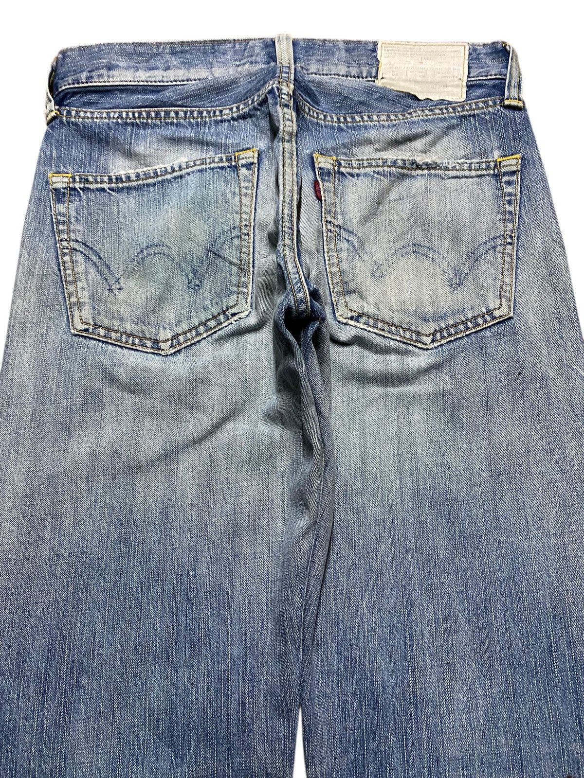 Edwin Vintage Japanese Brand Edwin 503 Faded Wash Distressed Jeans Size US 31 - 4 Thumbnail