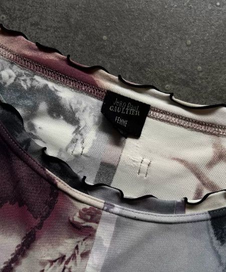 Jean Paul Gaultier Jean Paul Gaultier Portrait Mesh Top Size US S / EU 44-46 / 1 - 8 Thumbnail