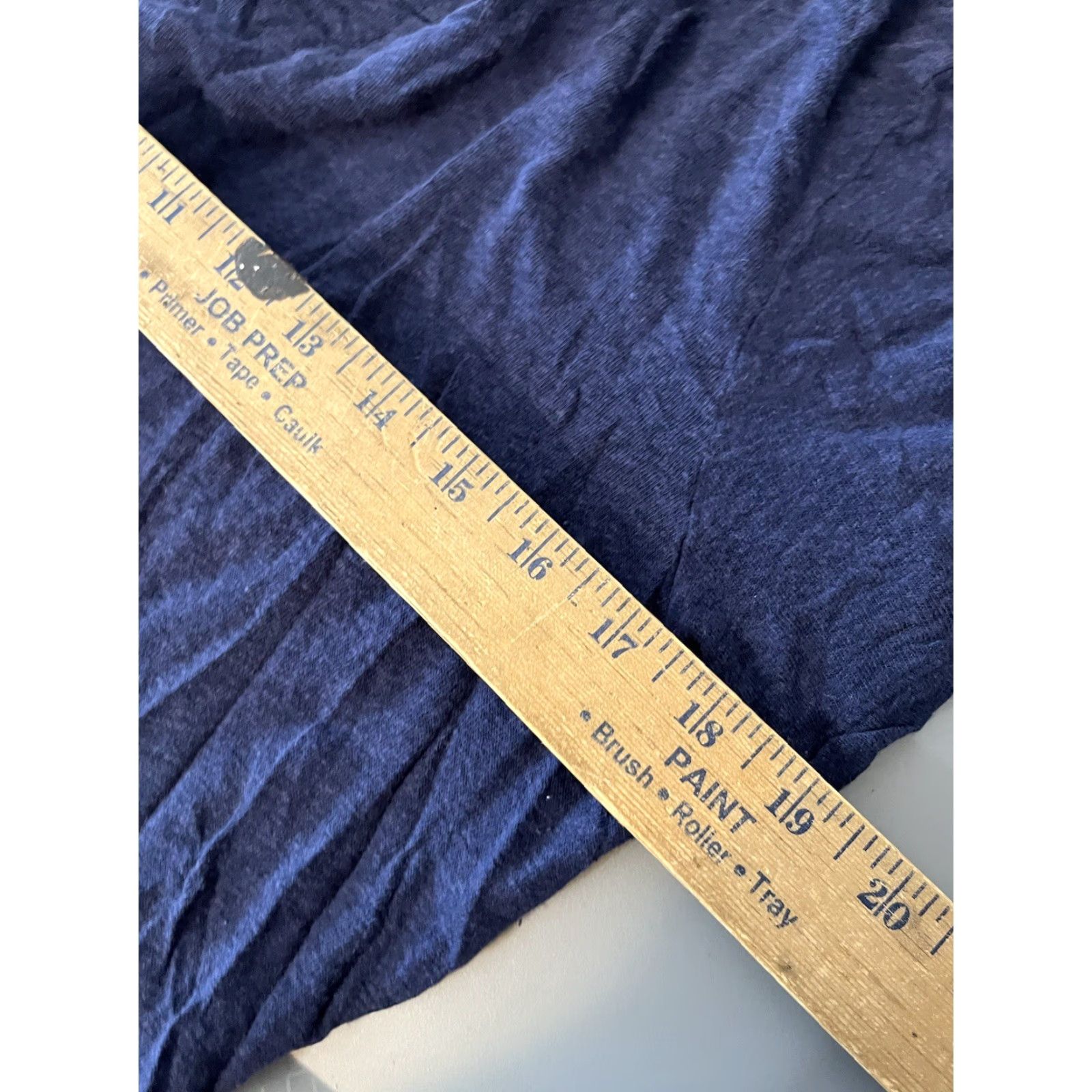Vintage MICHAEL Michael Kors Shirt Top Short Sleeve Linen Tie Front Knot Solid Blue Size Large Size L / US 10 / IT 46 - 6 Thumbnail