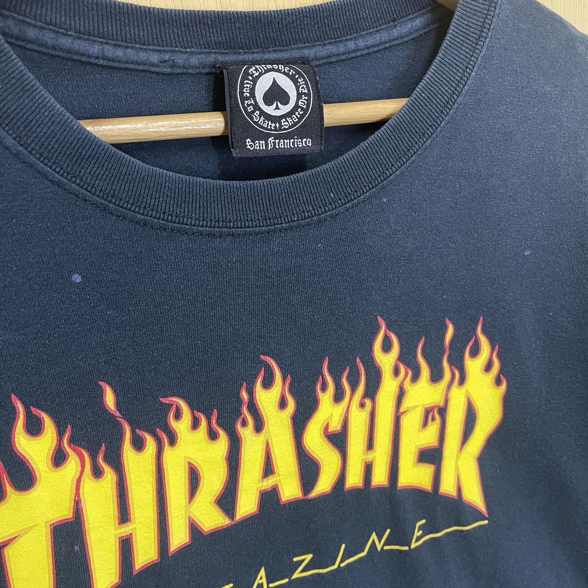 Thrasher Thrasher Skaterboard Magazine Big Logo Tee Size US M / EU 48-50 / 2 - 6 Thumbnail