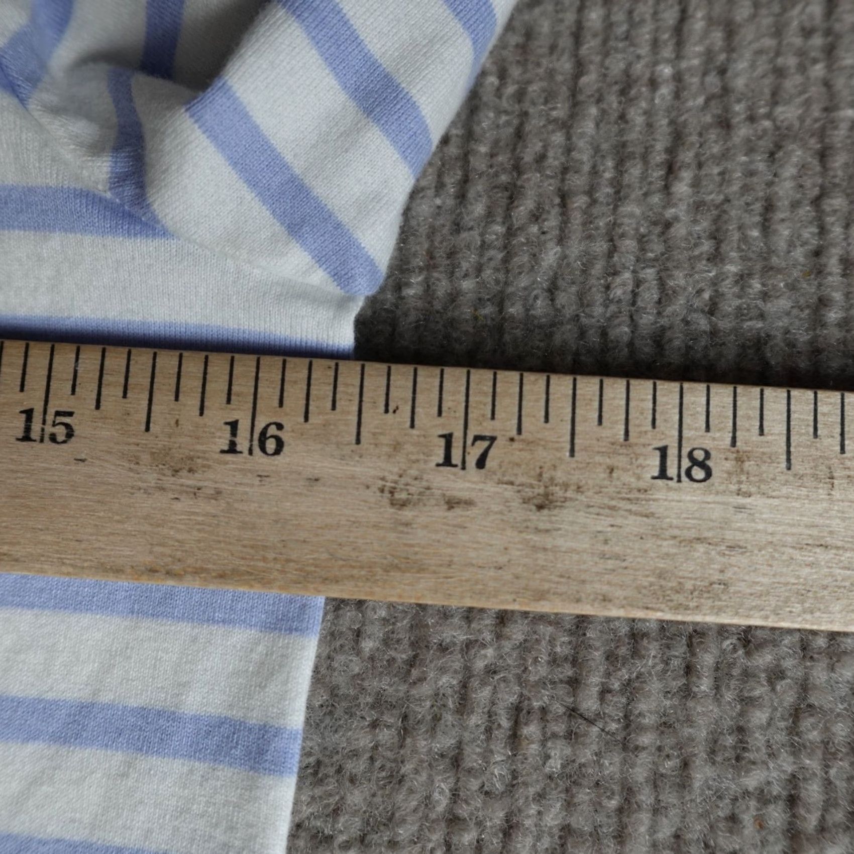 Vintage Ann Mashburn Womens Top Small White Blue Breton Stripe 100% Cotton Shirt Blouse Regular Womens Size S White Breton Stripe 100% Cotton VINTAGE? No Size S / US 4 / IT 40 - 4 Thumbnail